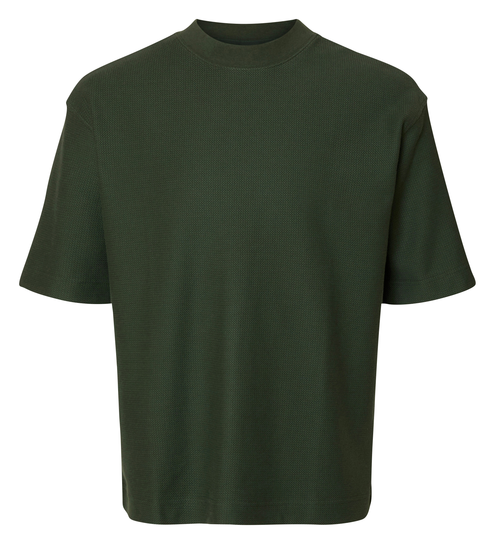 Organic cotton T-shirt SELECTED Green