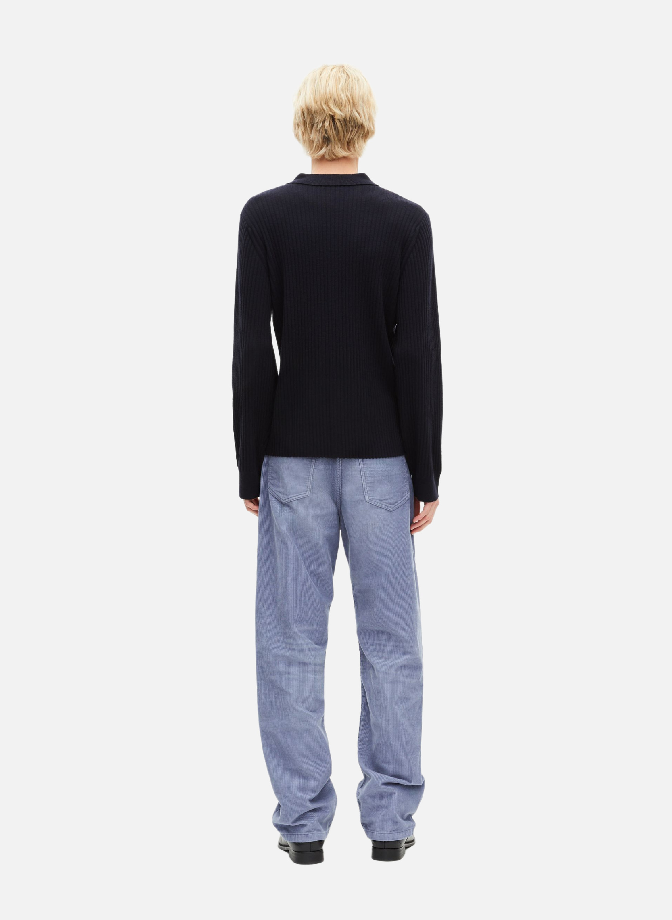 Ribbed cardigan THE KOOPLES Blue