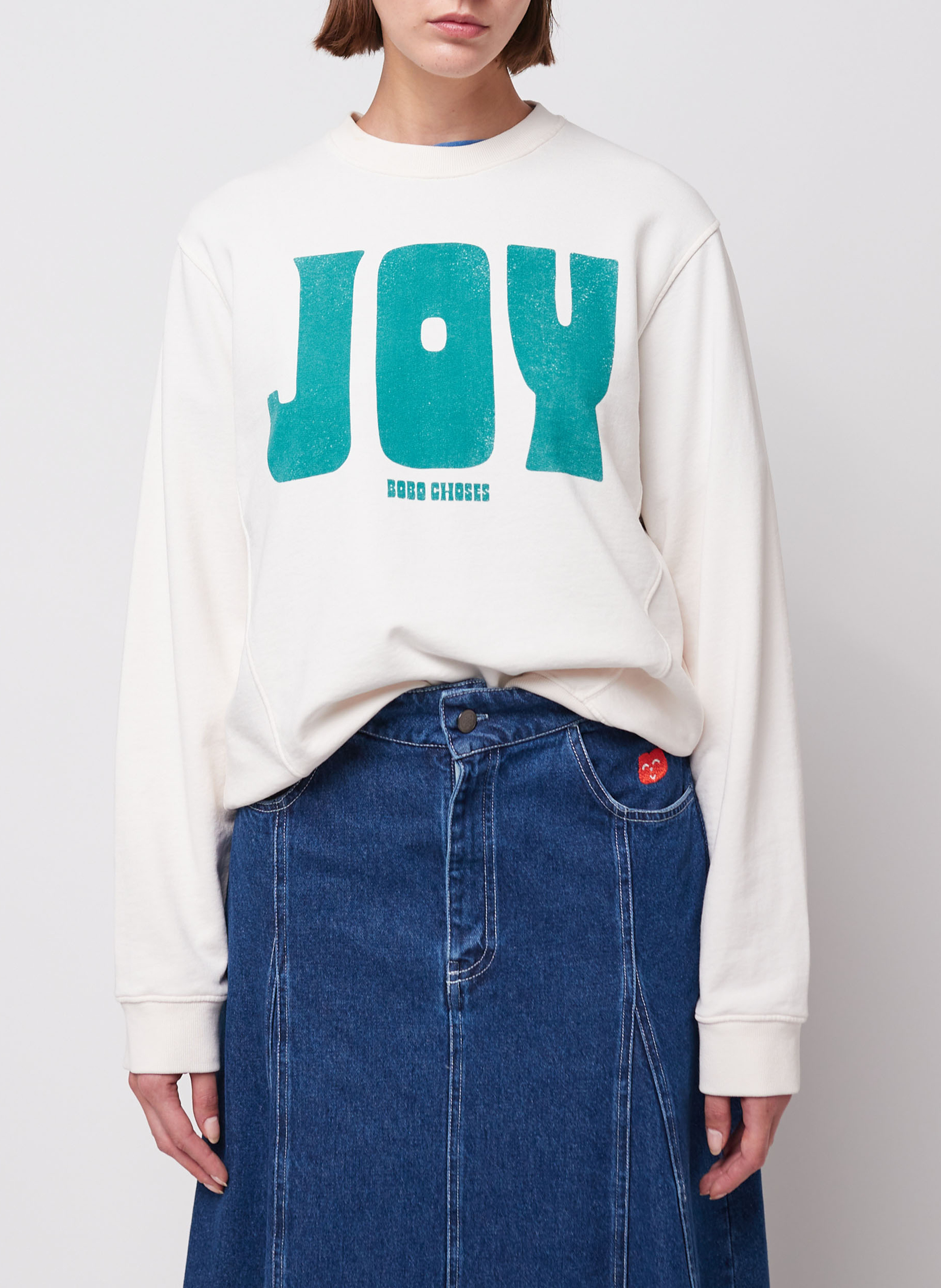 Halflange, katoenen plooirok BOBO CHOSES Roze