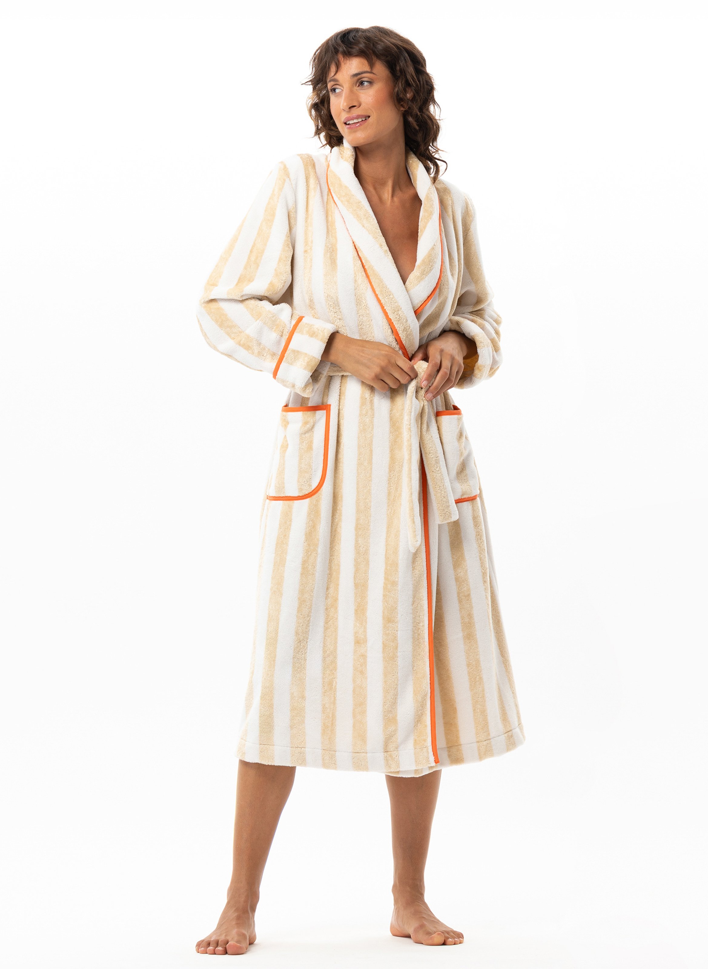 Peignoir en bouclette éponge LE CHAT Multicolored