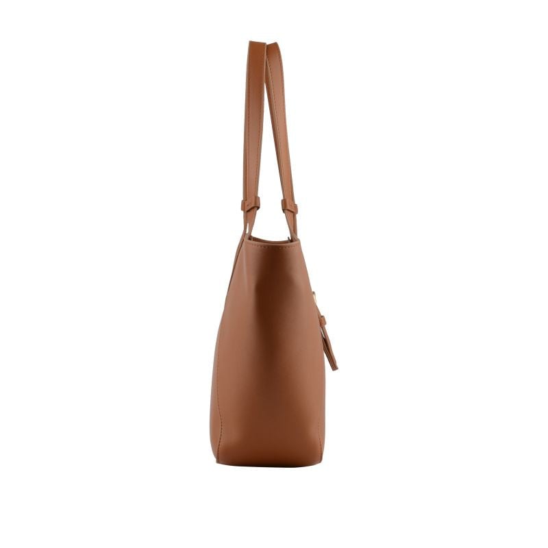 Sac porté épaule en cuir de vachette POURCHET Doré