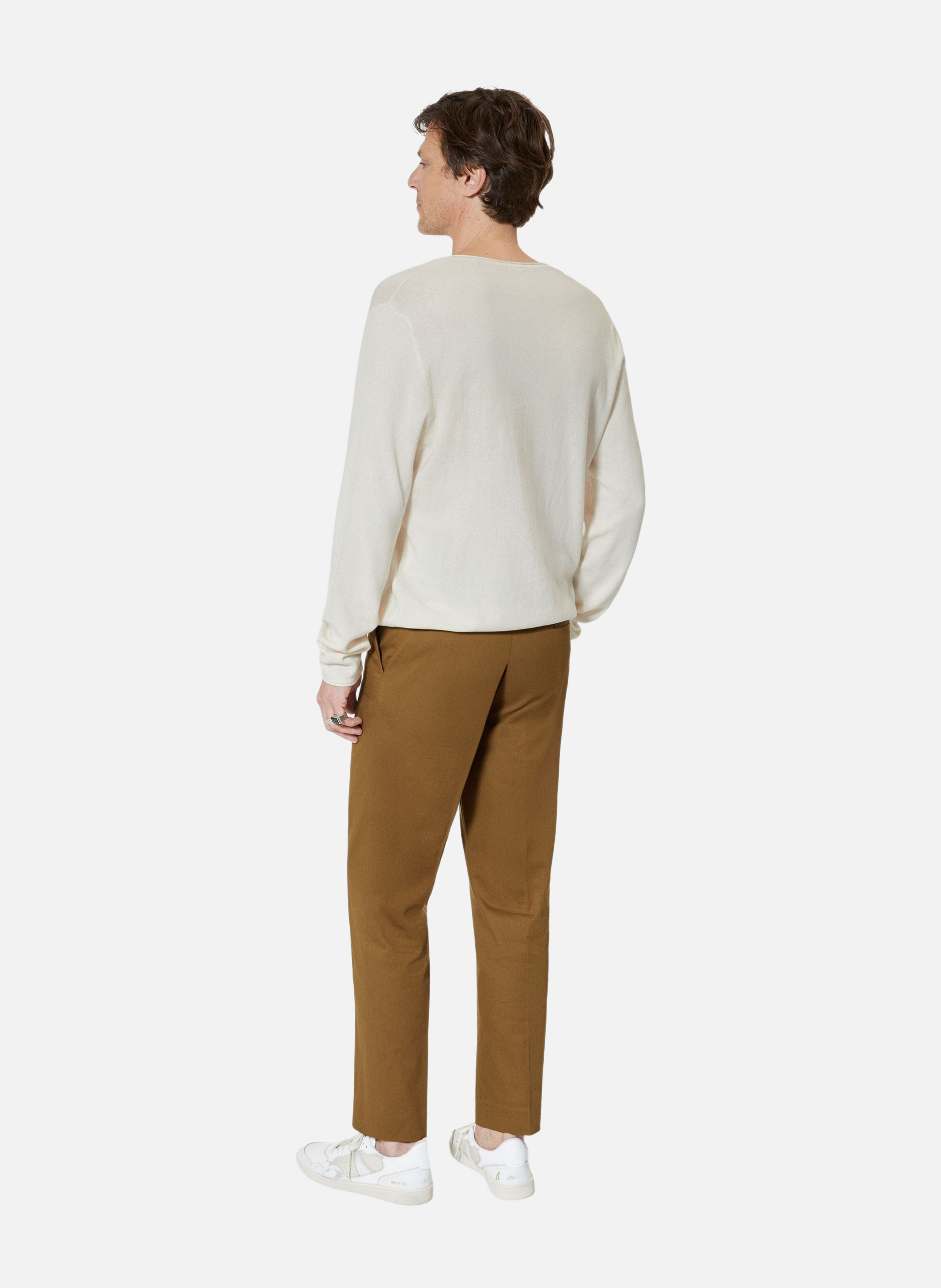 Grandad-collar sweater THE KOOPLES Beige