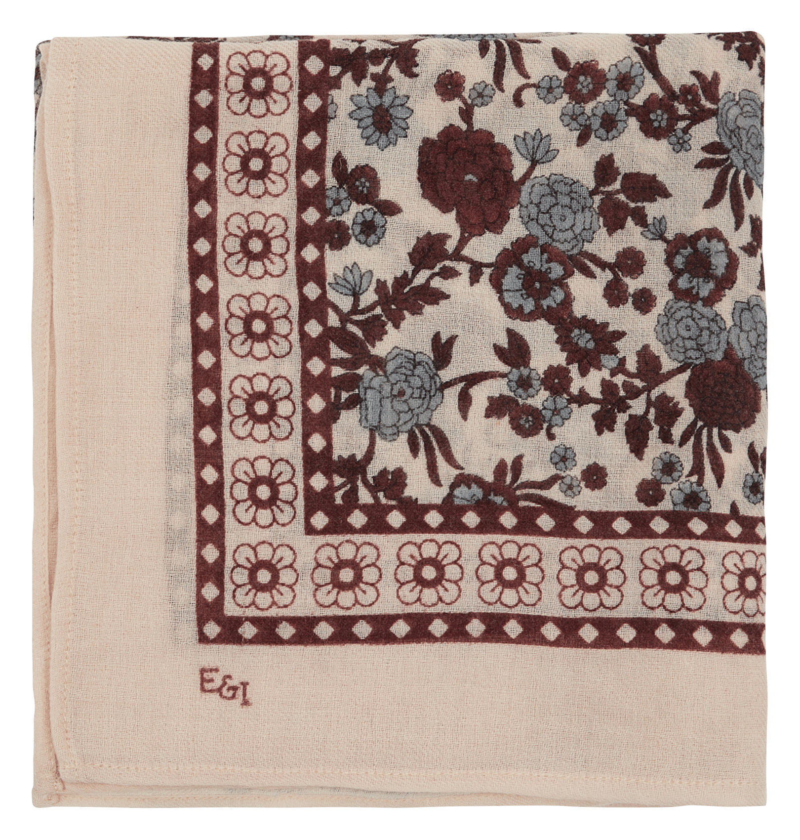 Fular de lana estampado EMILE ET IDA Rojo