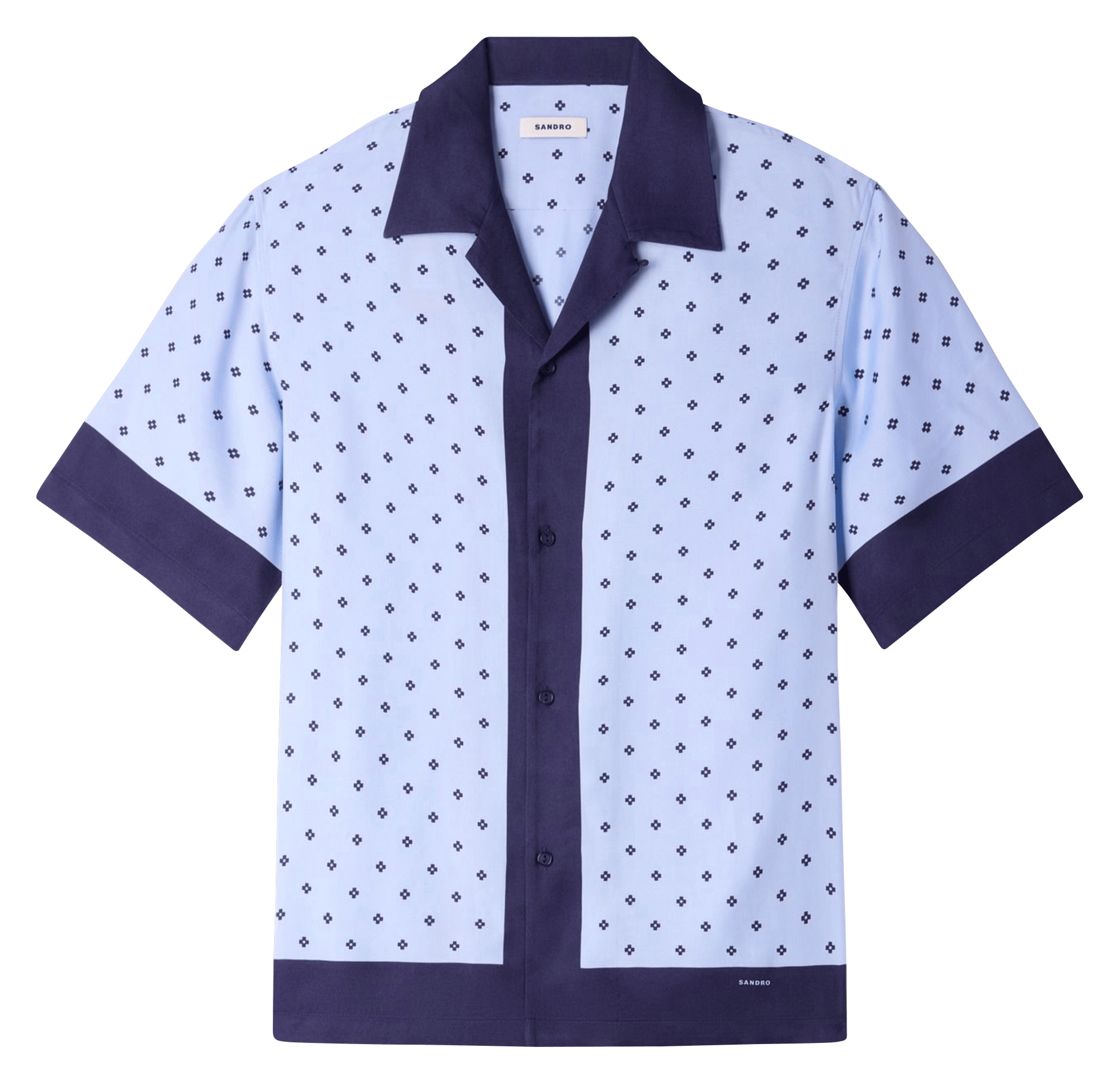 Chemise col classique  SANDRO Bleu