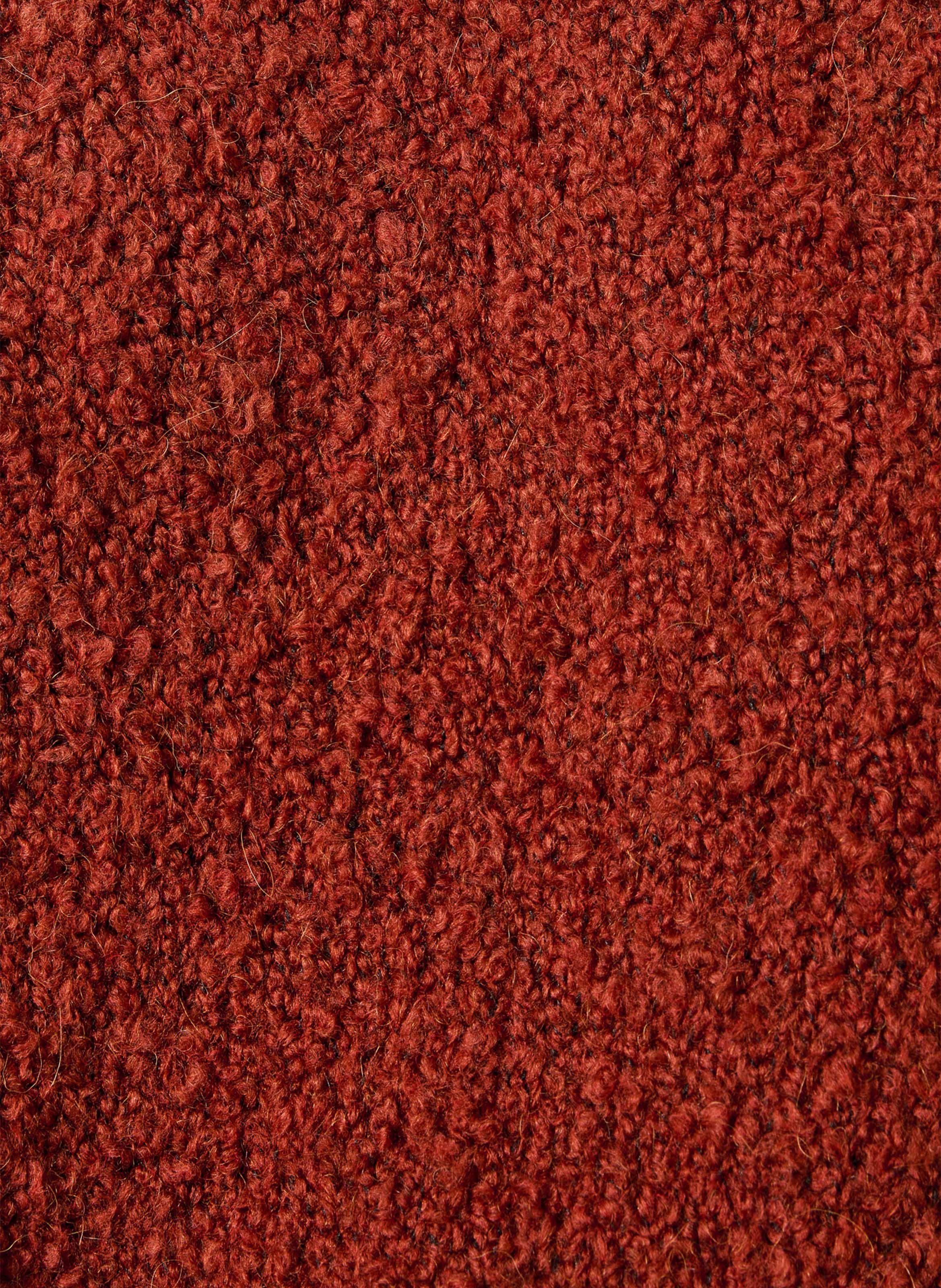 Pull oversize en laine mélangé LA FEE MARABOUTEE Marron