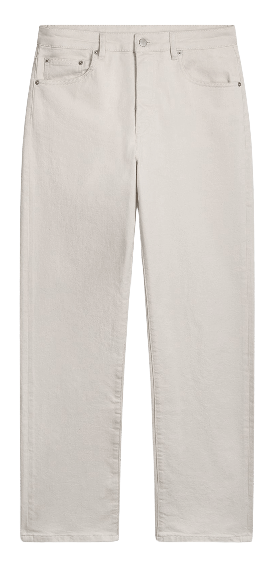 Pantalón recto de algodón VANESSA BRUNO Beige