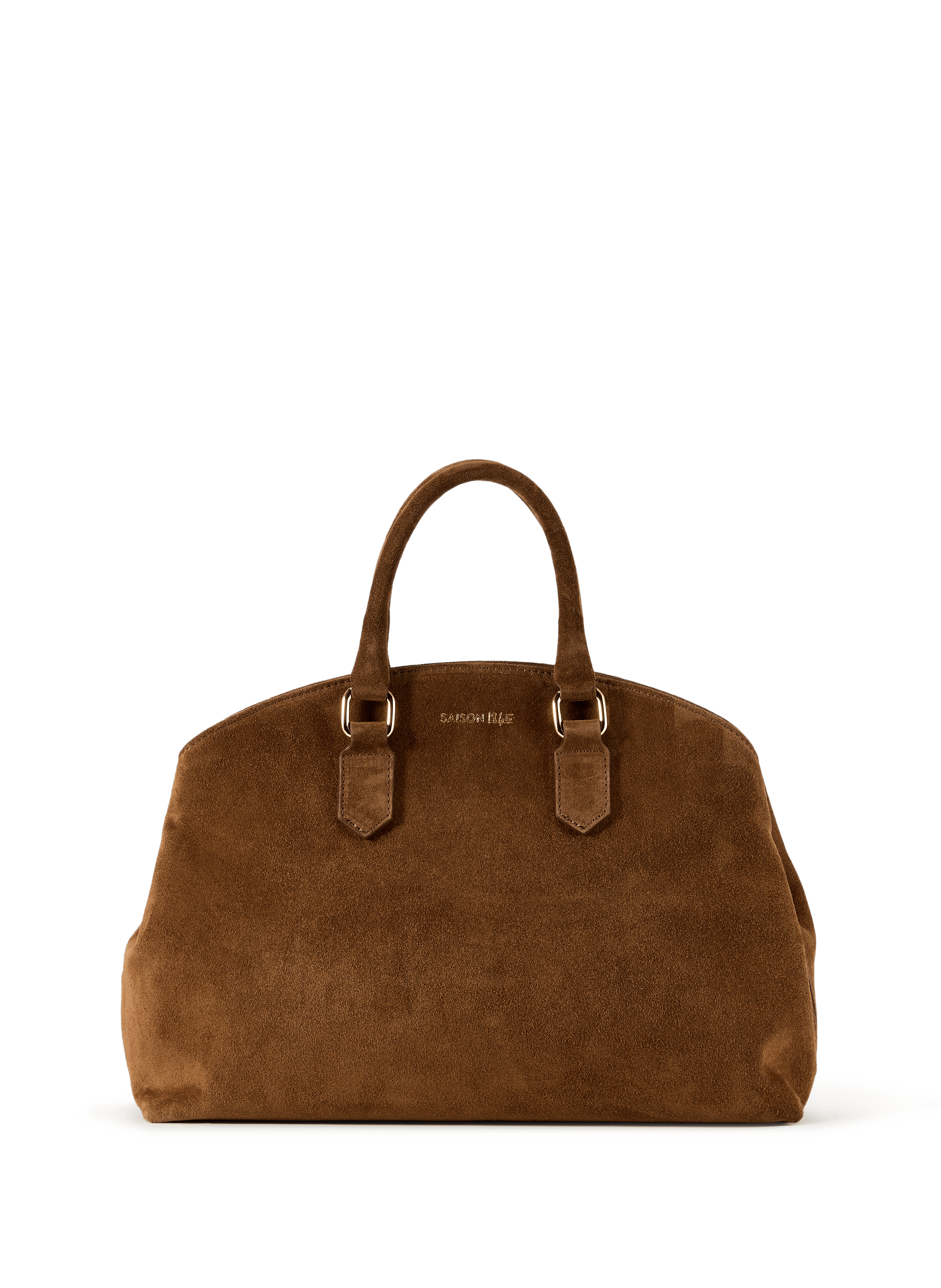 Hadrien leather handbag in Hadrien leather SAISON 1865 Brown