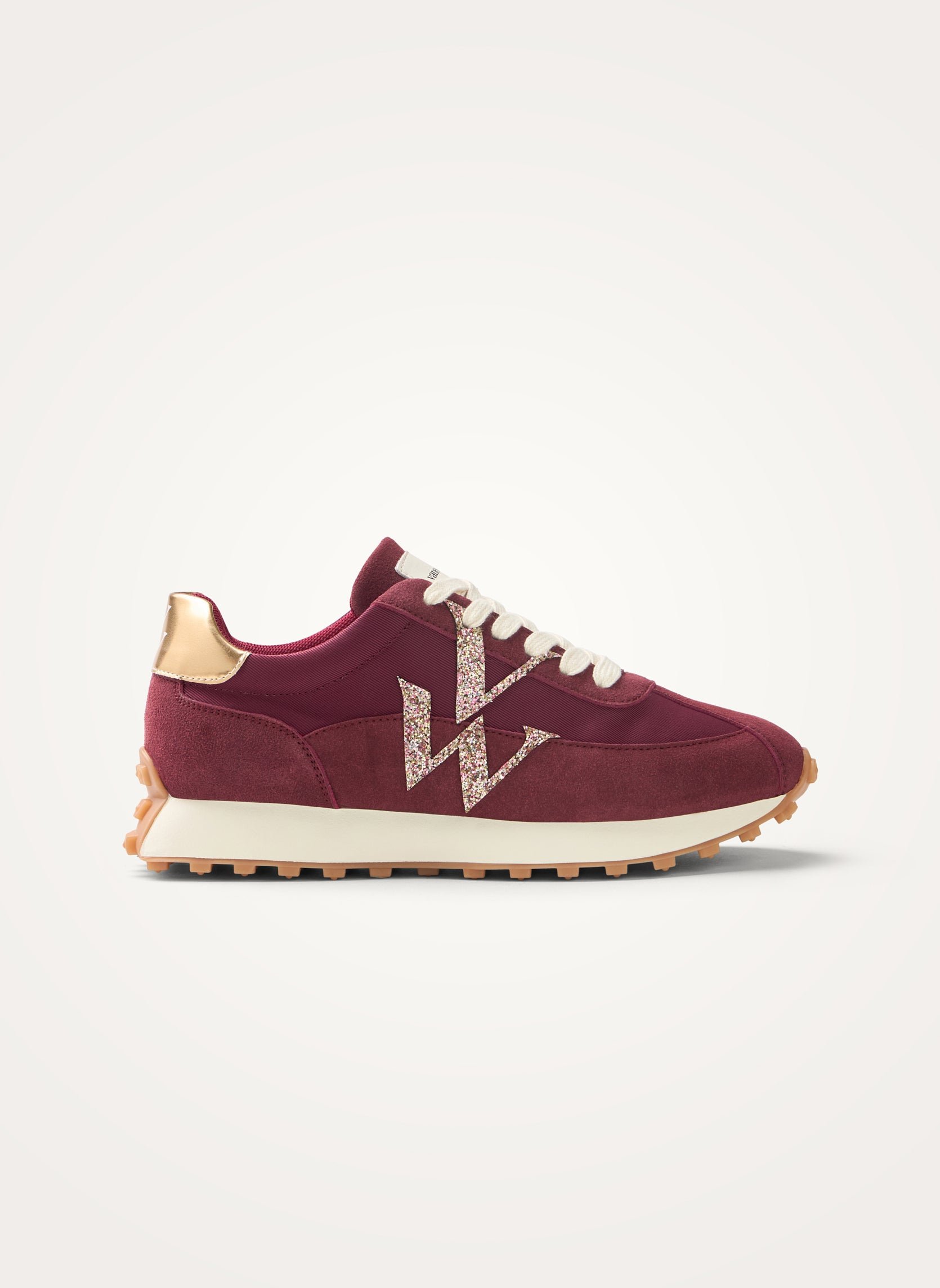 Sneakers with monogram on running sole VANESSA WU Red