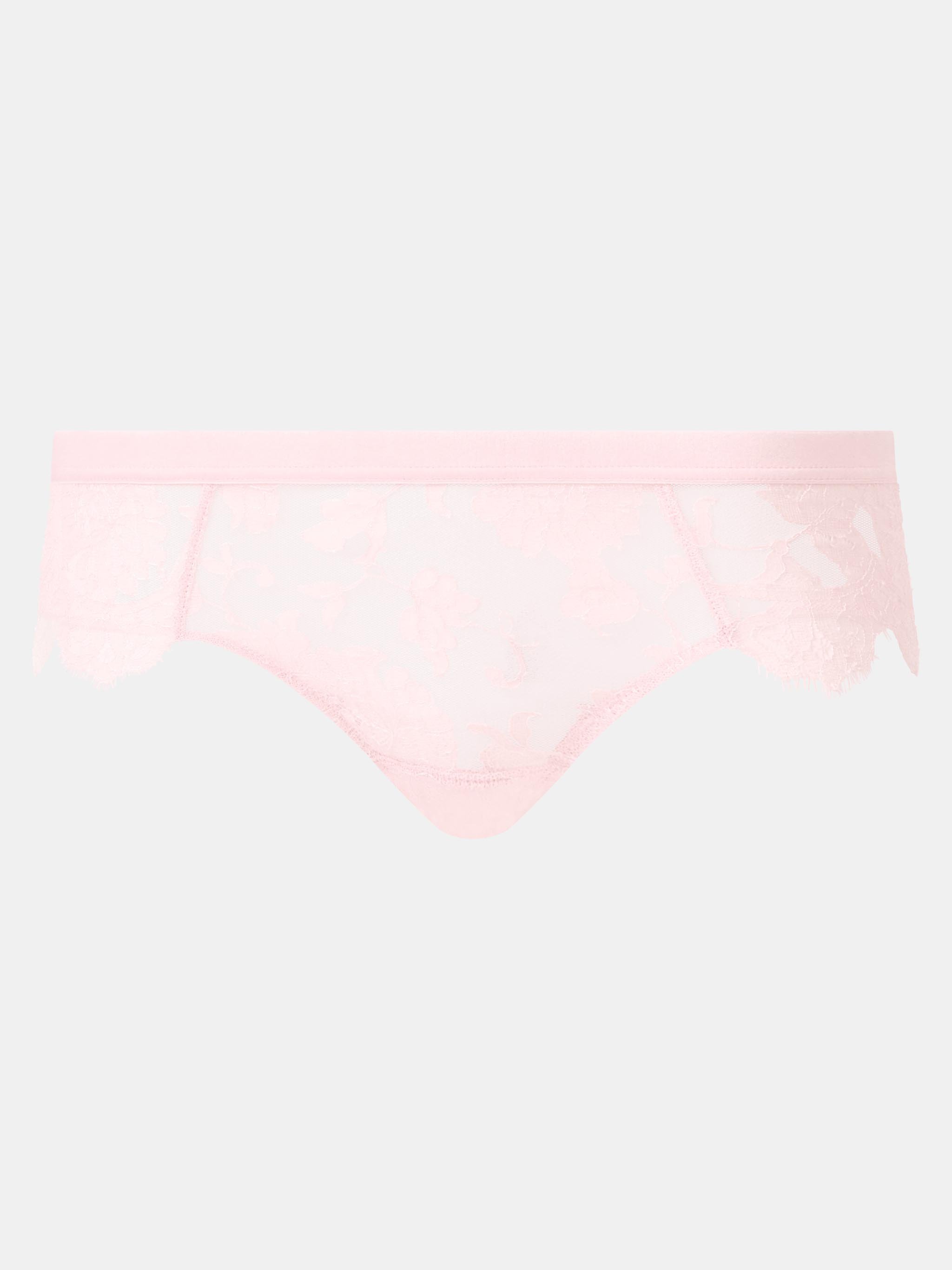 Shorty with Leavers lace trim CHANTELLE X Pink