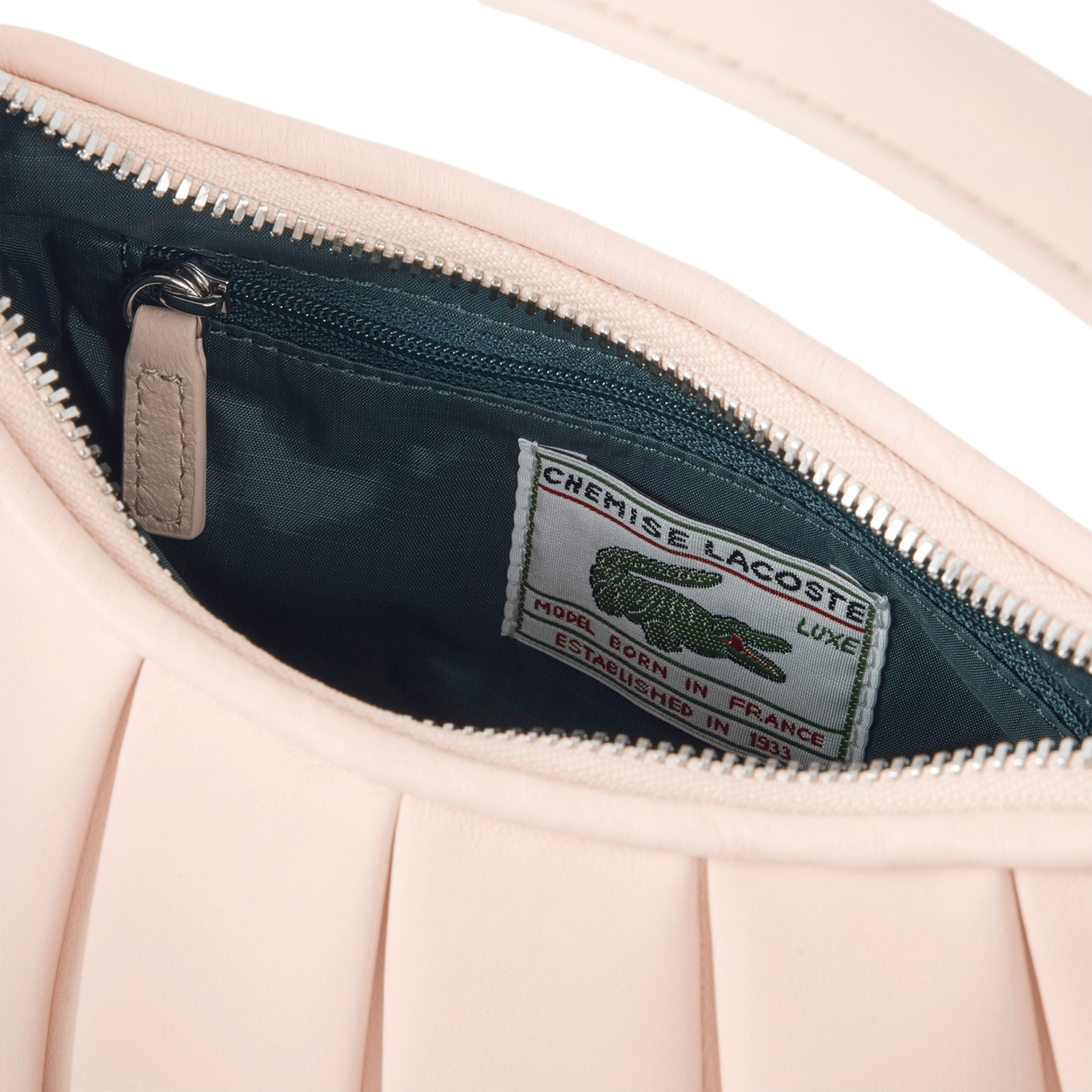 Sac à main petit Lenglen Défilé en cuir LACOSTE Rosa