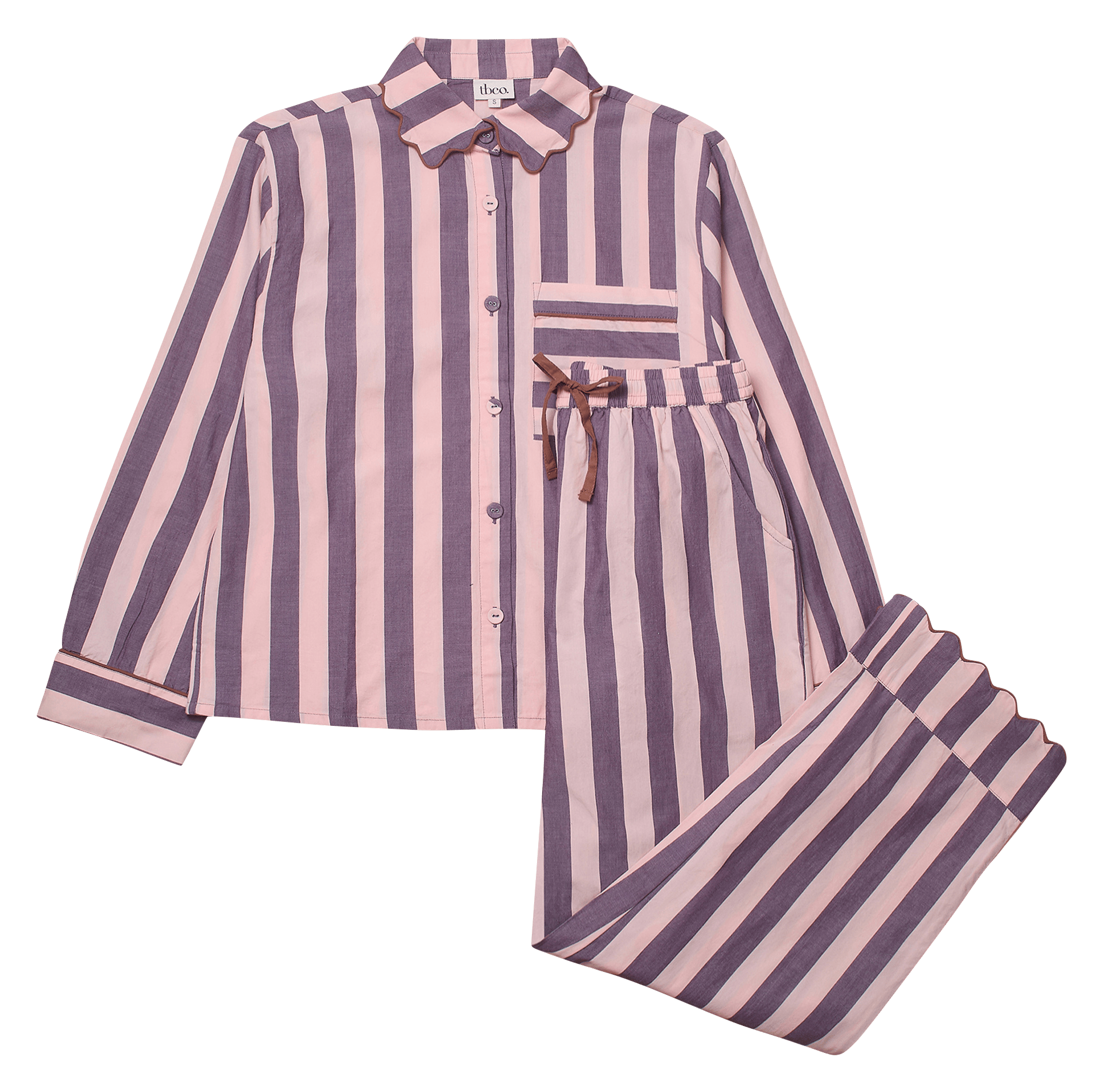 Baumwoll-Pyjama TBCO Rosa