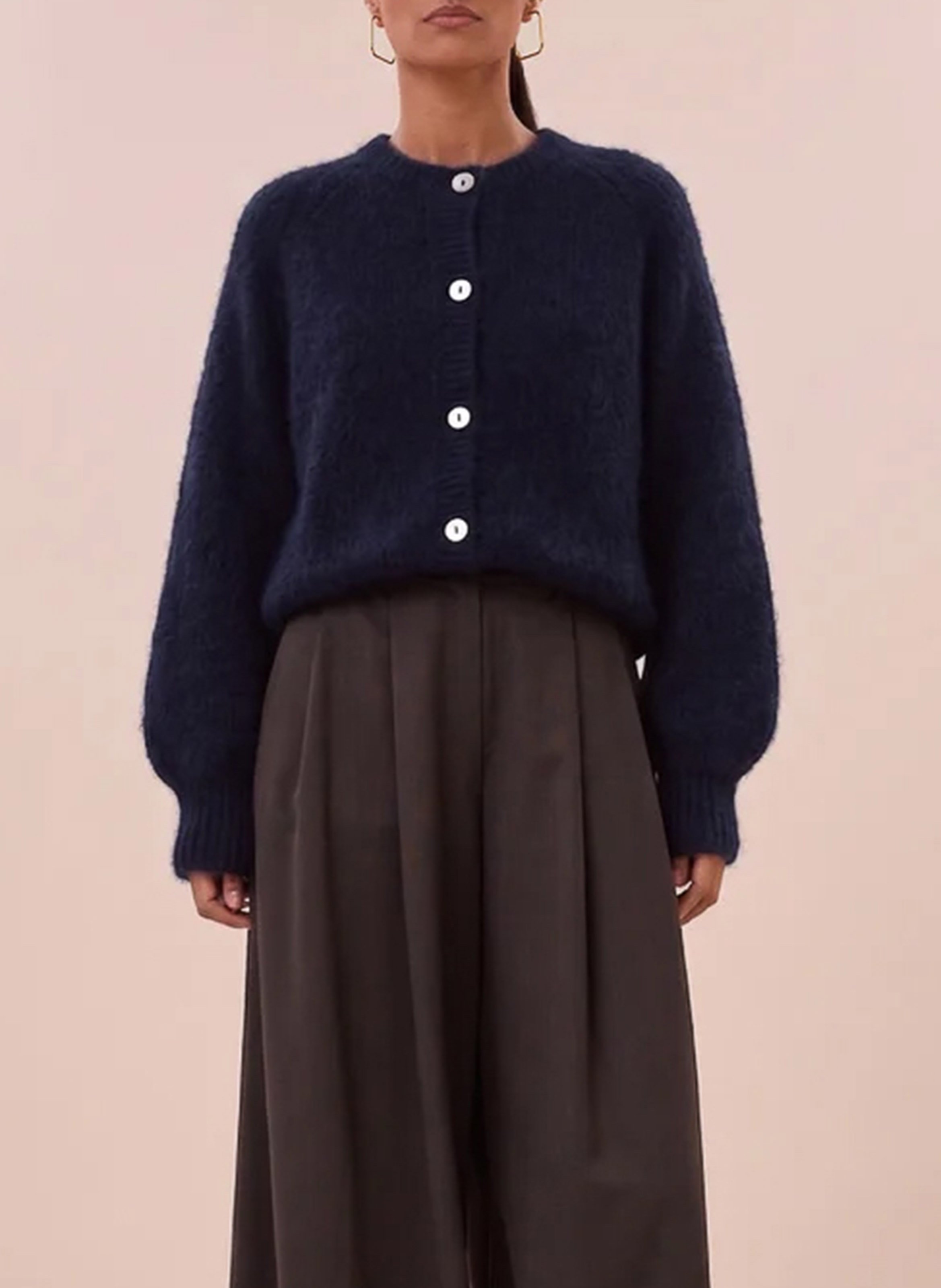 Loose-fit cardigan BY BAR Blue