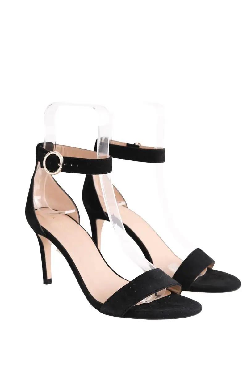 Faux leather sandals LK BENNETT - Seconde Main Black