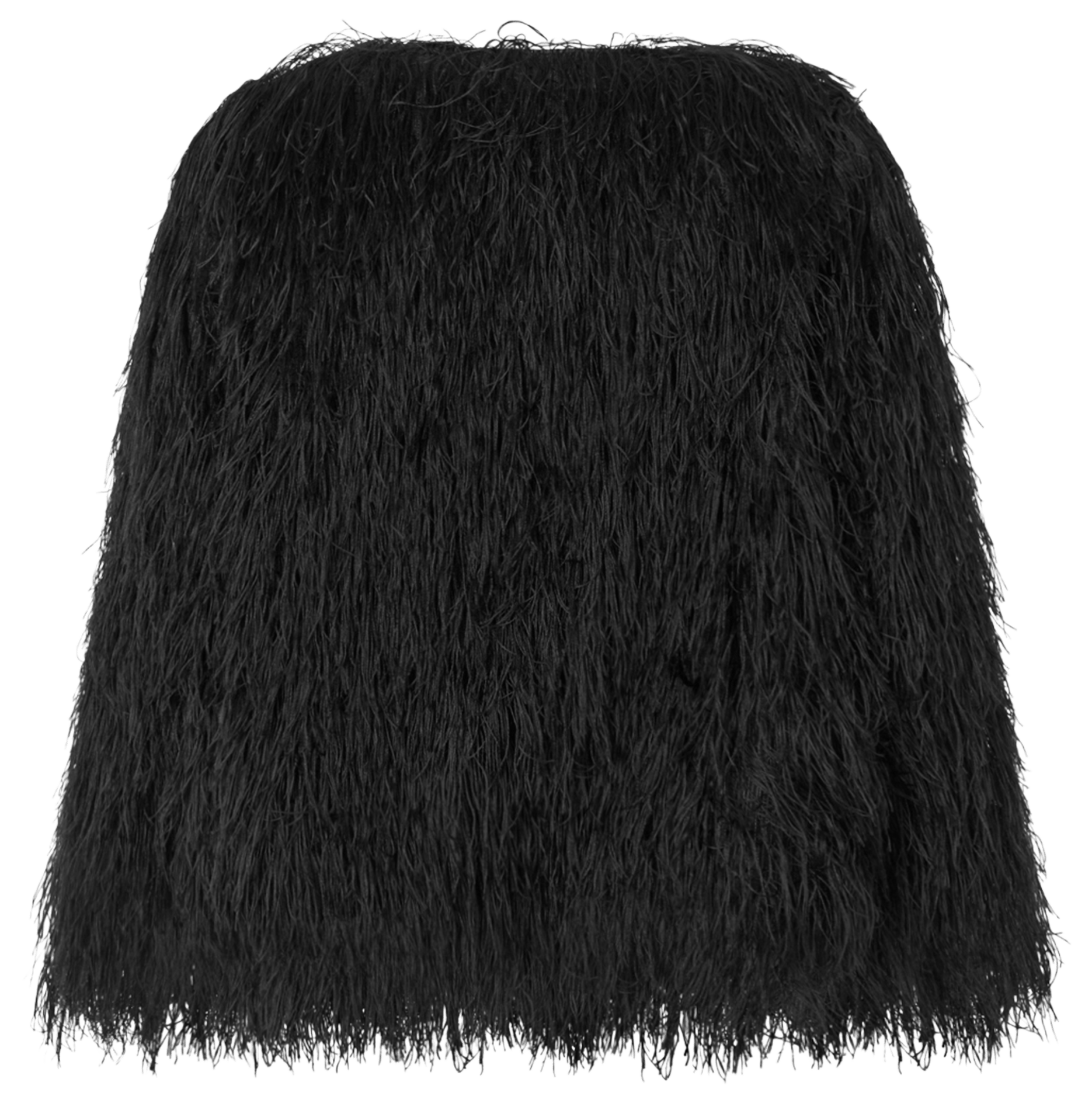 Blouse col rond effet plumes RABENS SALONER Noir
