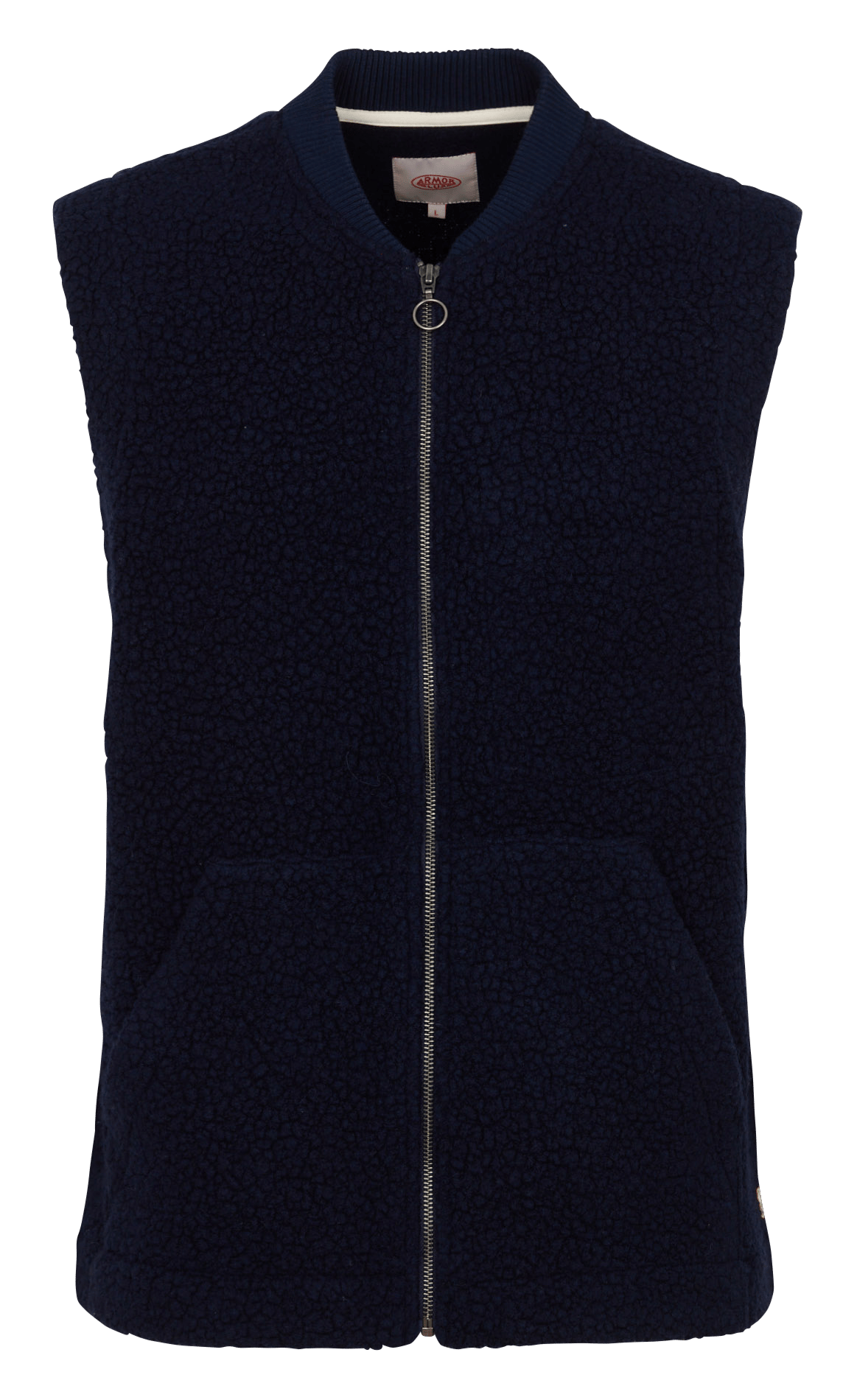 Gilet senza maniche in misto lana ARMOR LUX Blu