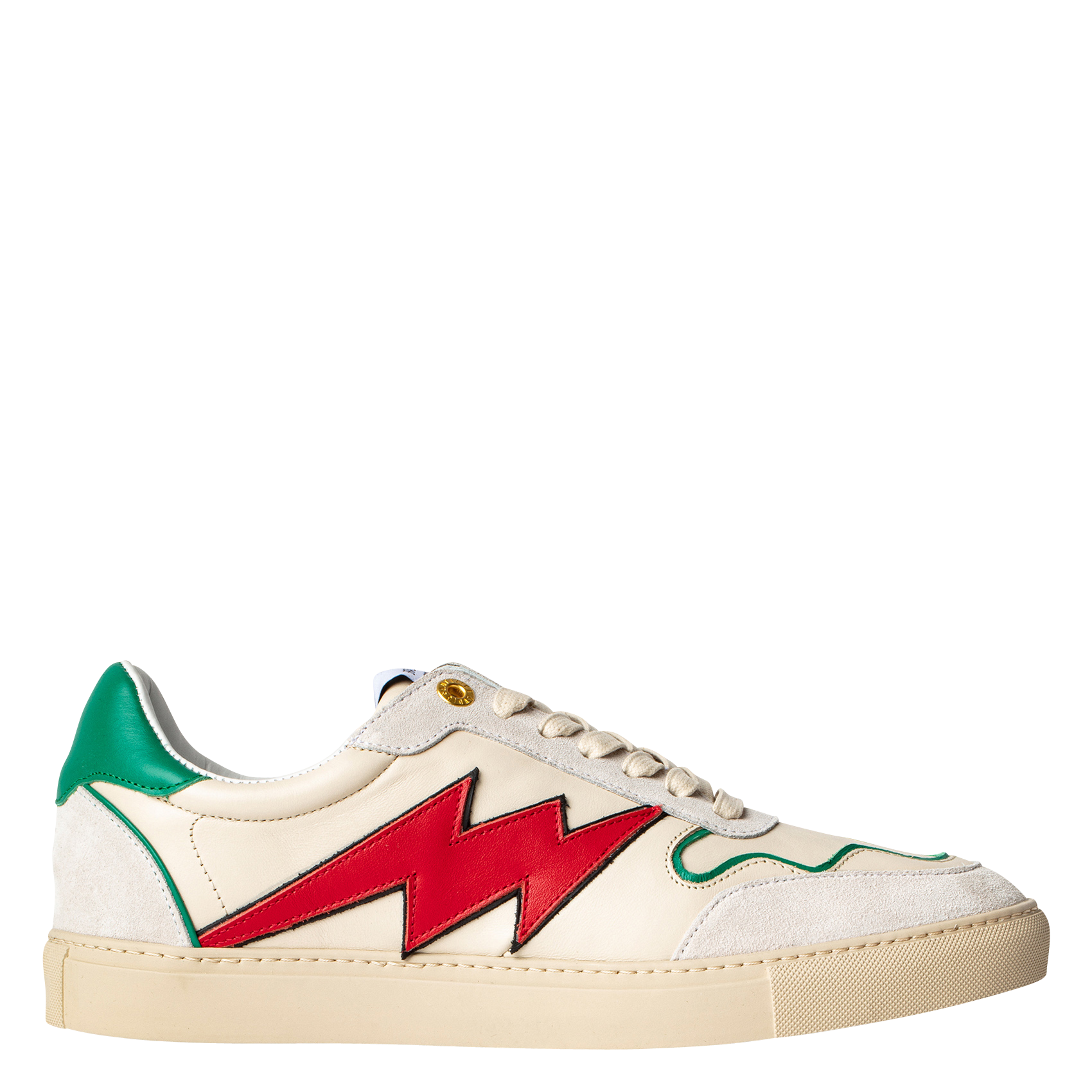 Baskets basses en cuir ZADIG&VOLTAIRE Blanc