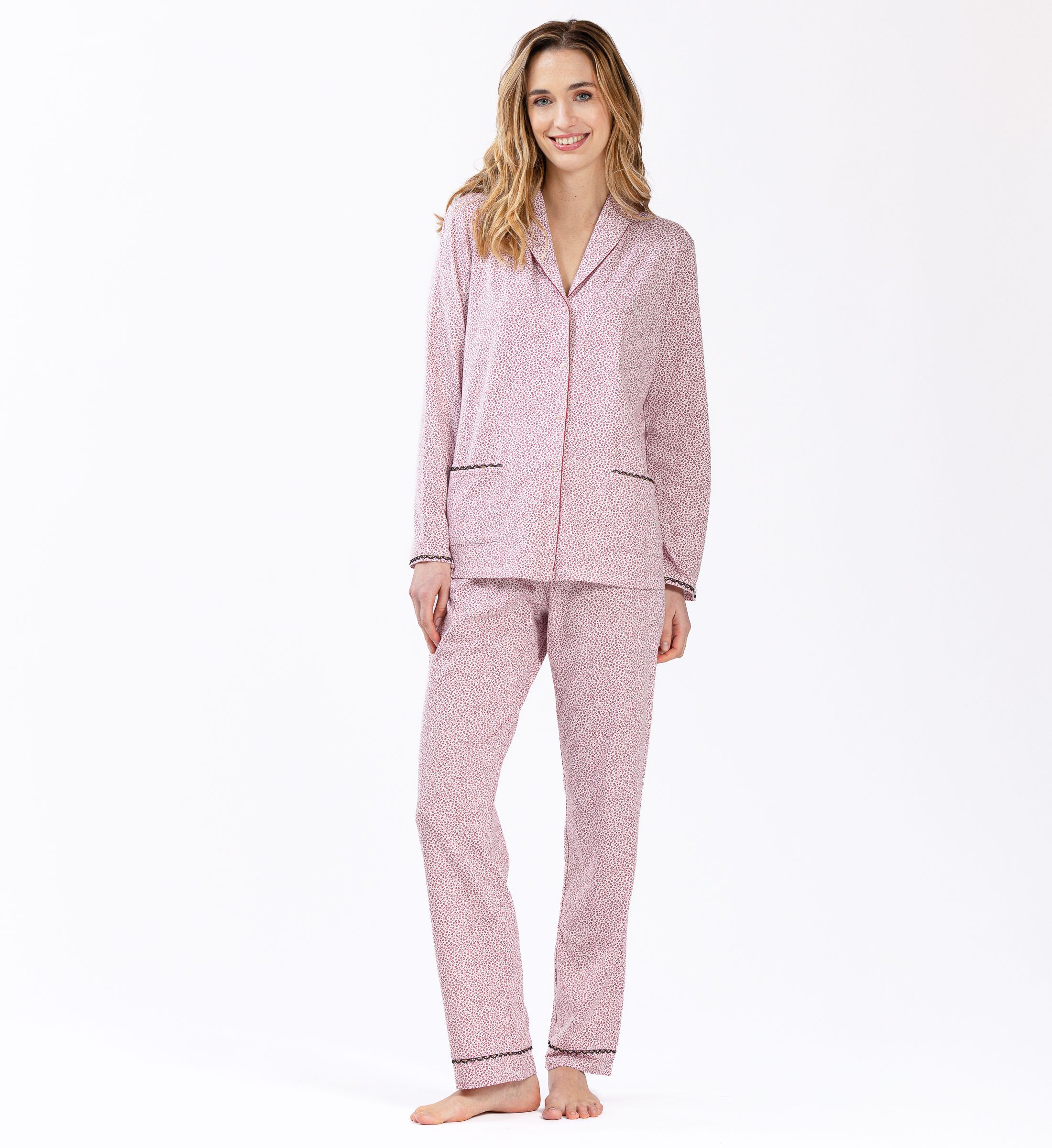 Pyjama best sale boutonné femme