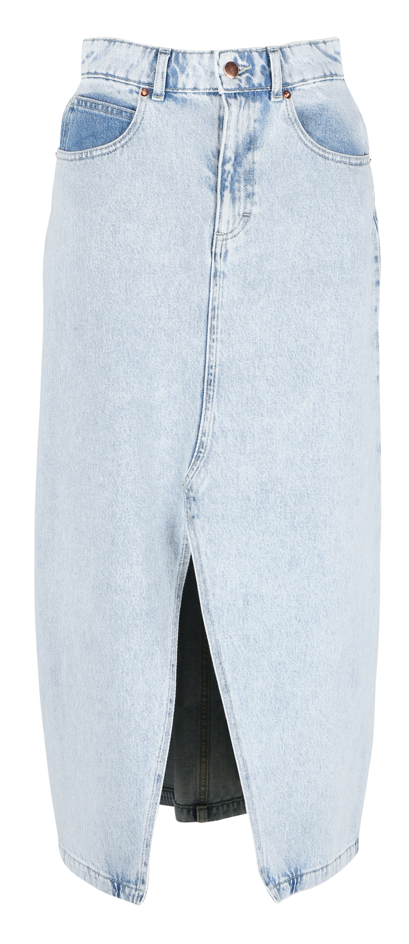 Midi-Jeansrock INDEE Blau