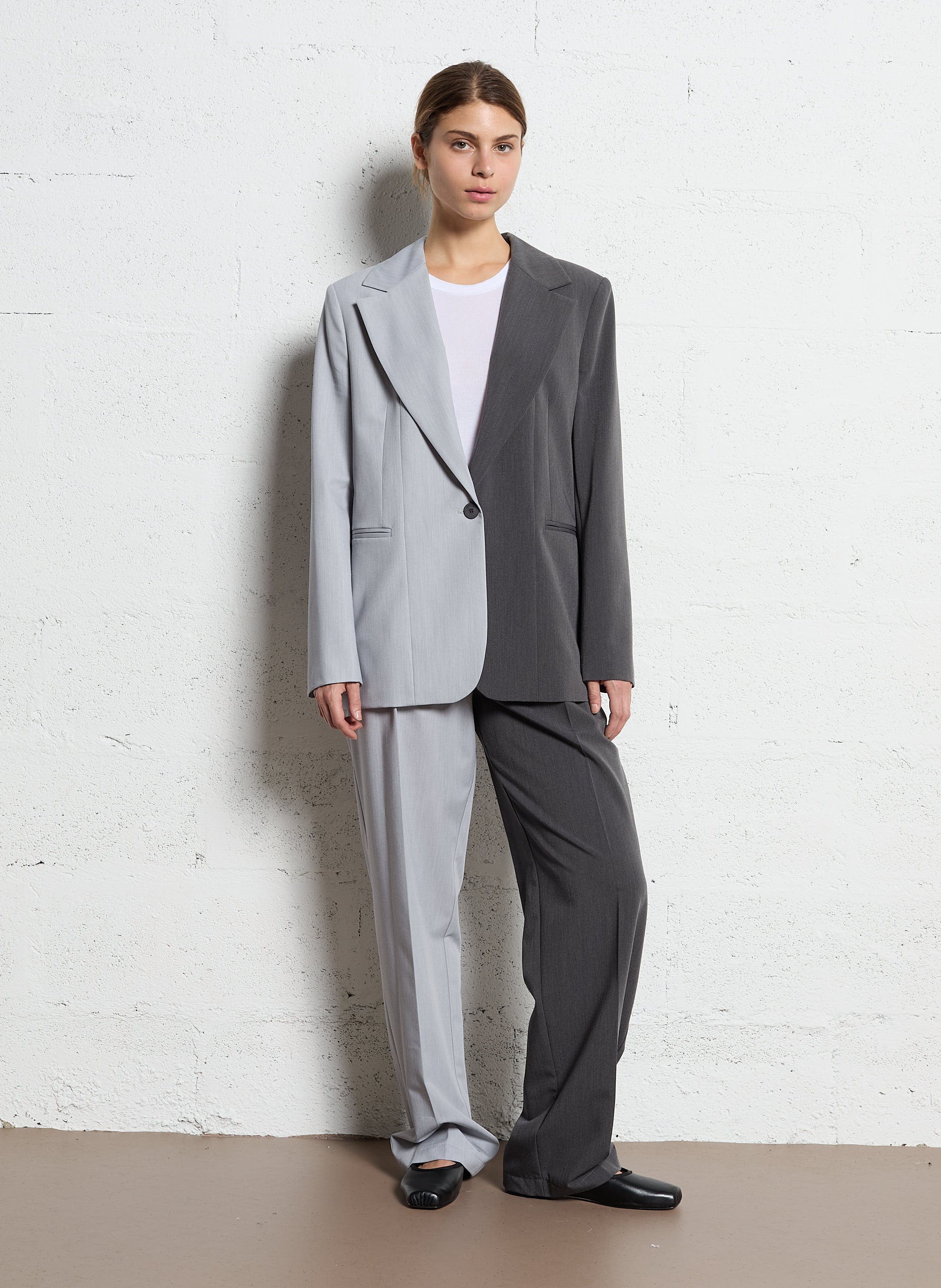 Wide trousers IMPERIAL Grey