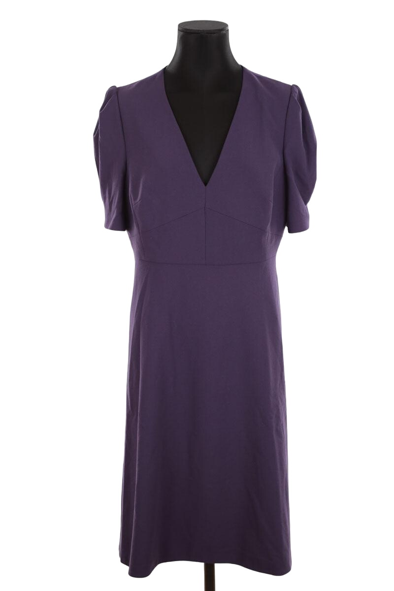 Cotton dress LK BENNETT - Seconde Main Purple