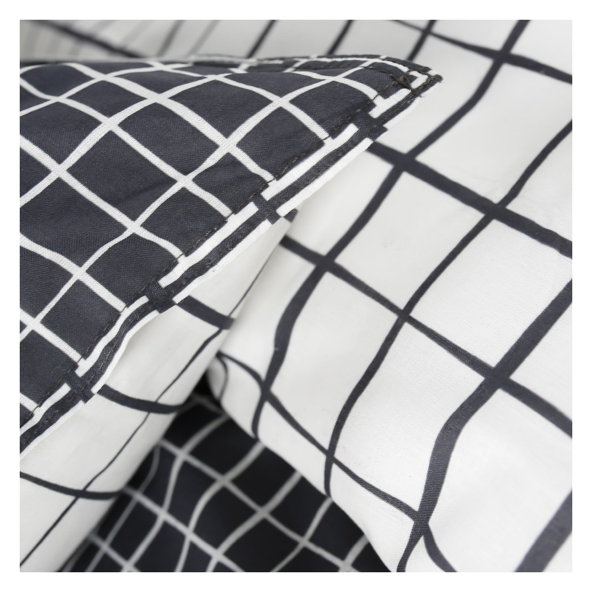 Printed cotton bedding set TODAY LINGE DE MAISON Blue