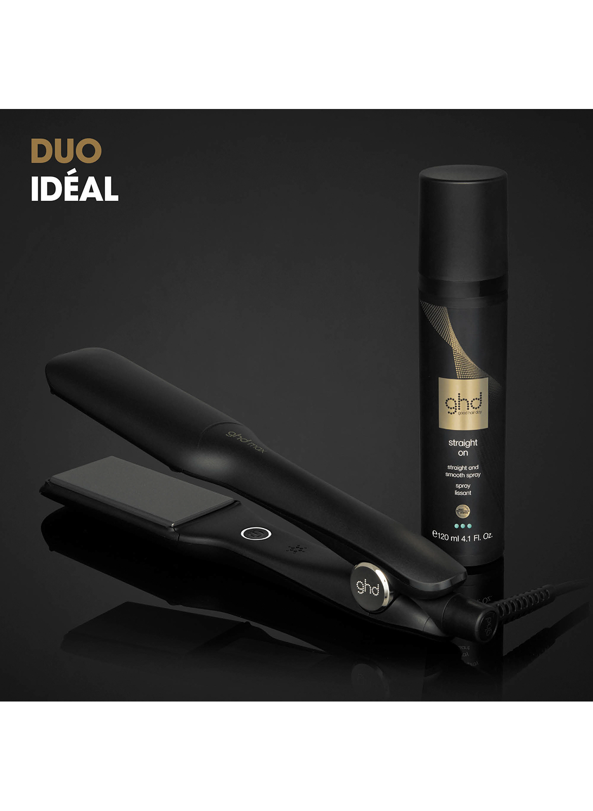GHD MAX Hair Straightener GHD Noir