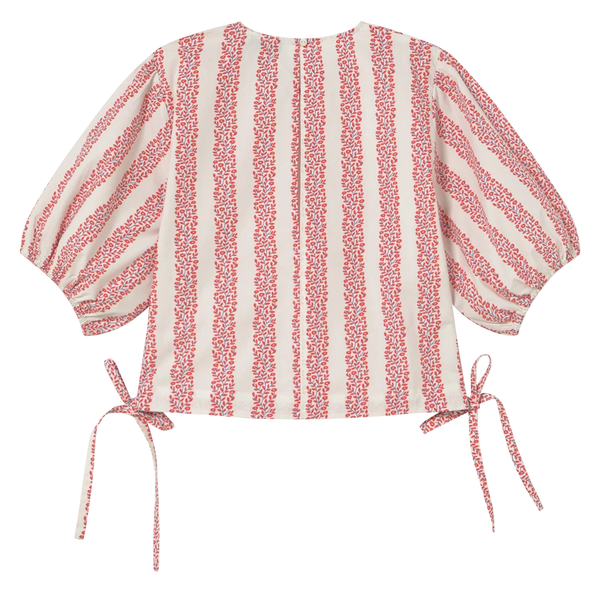 Aimee dotted Swiss top THE TINY BIG SISTER Red