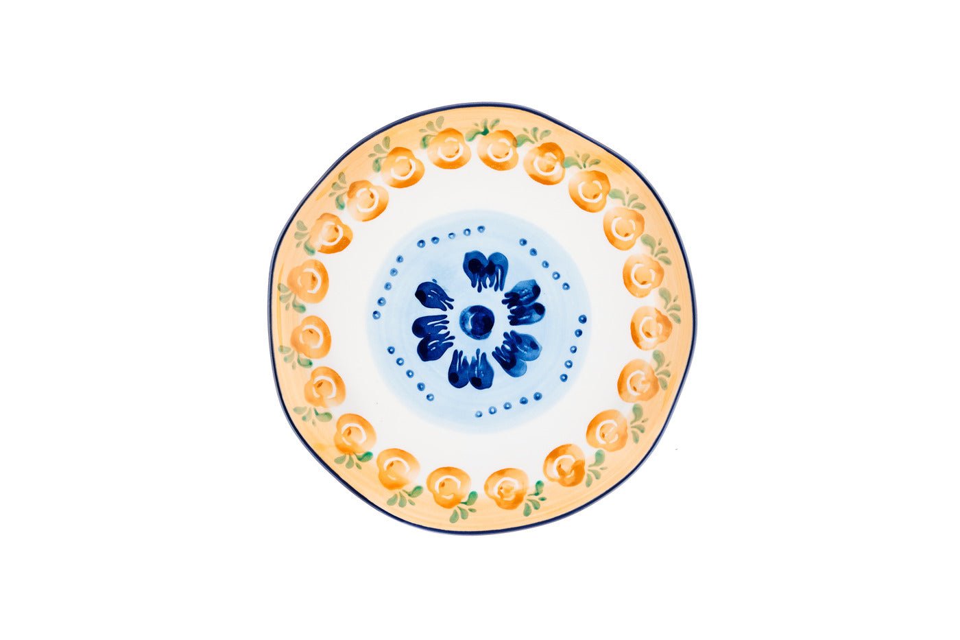 Napoli Plate ø20cm - 4 pieces - citrus BJORN White
