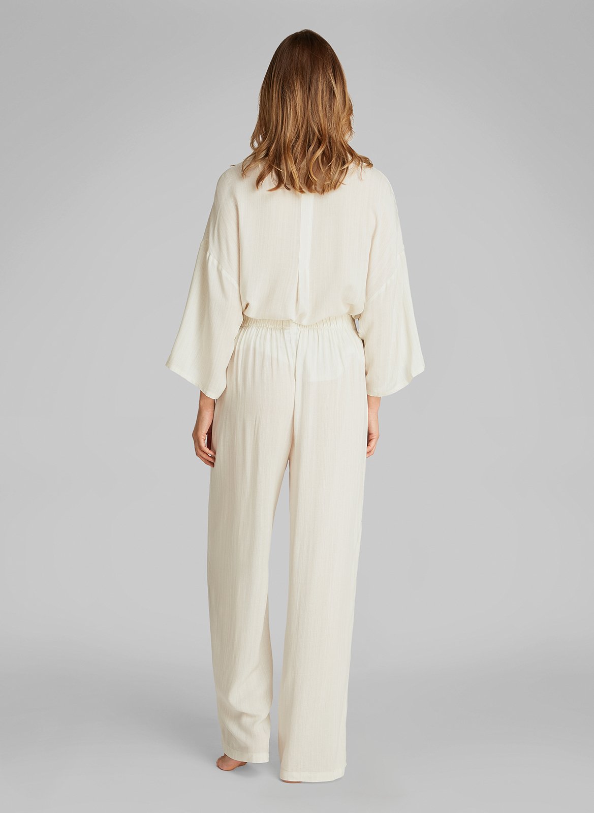 Pantalon large fluide CALVIN KLEIN UNDERWEAR Blanc