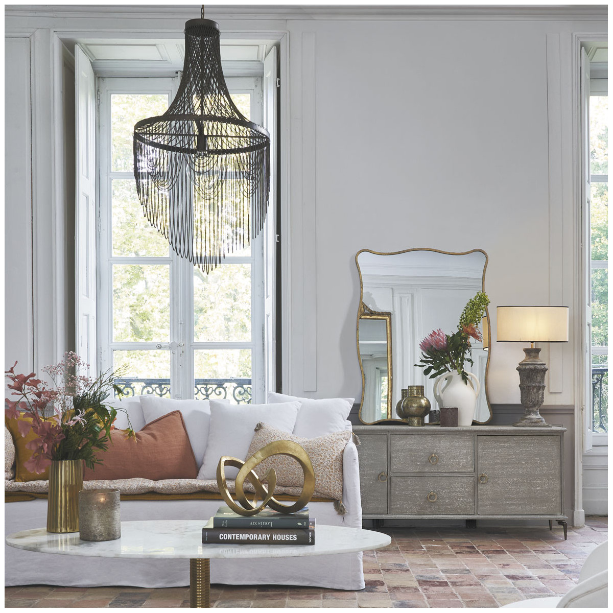 Ceiling light BLANC D'IVOIRE Brown