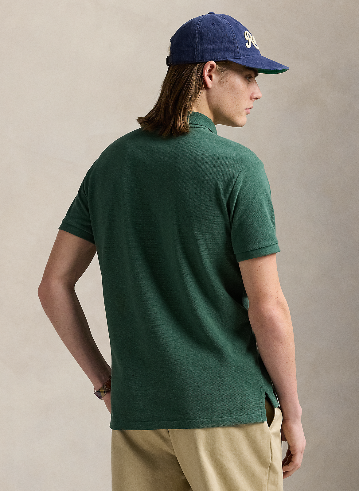 Slim-fit polo van piquékatoen POLO RALPH LAUREN Groen