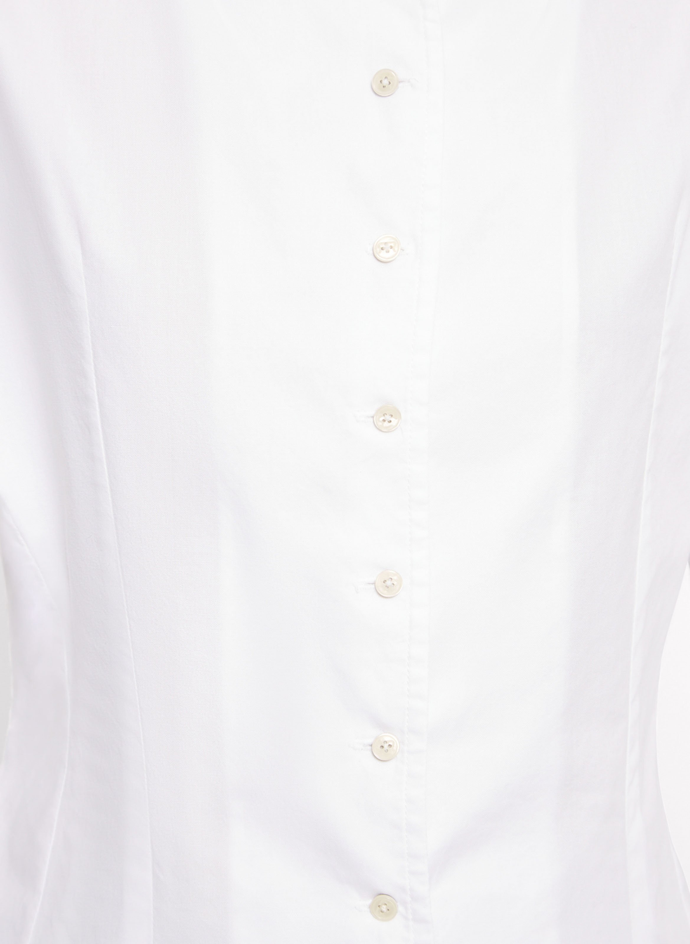 Chemise col motant en coton ROSEANNA Blanc