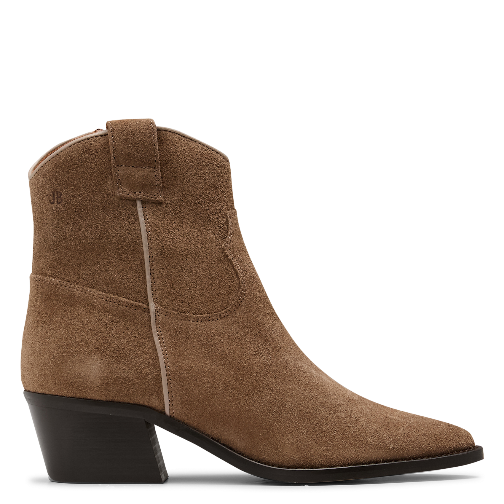 Bottines à talons en cuir suède JB MARTIN