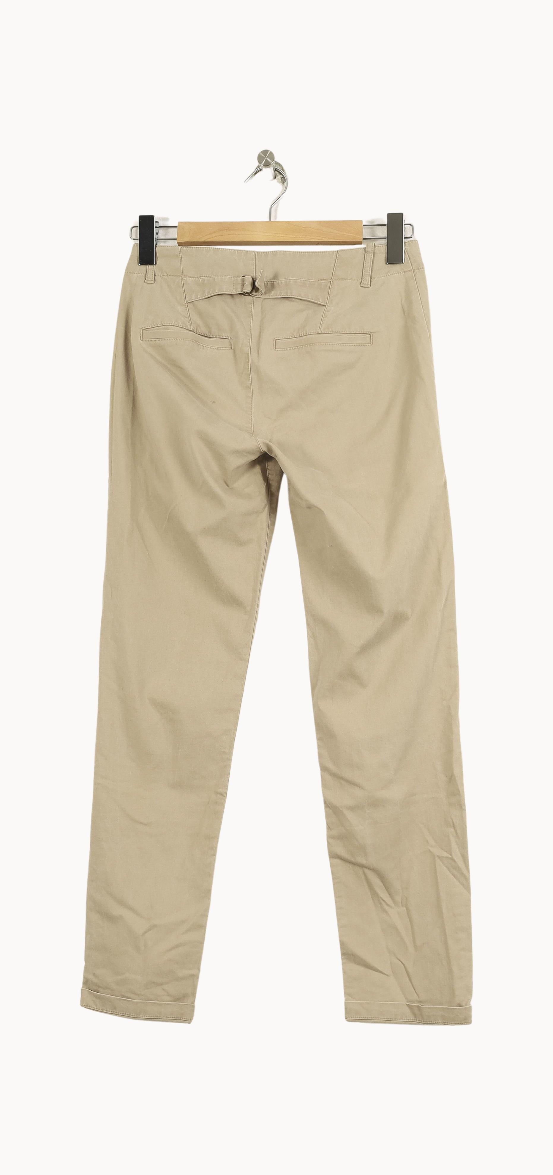 Cropped slim jeans with studs COMPTOIR DES COTONNIERS - Seconde main Beige