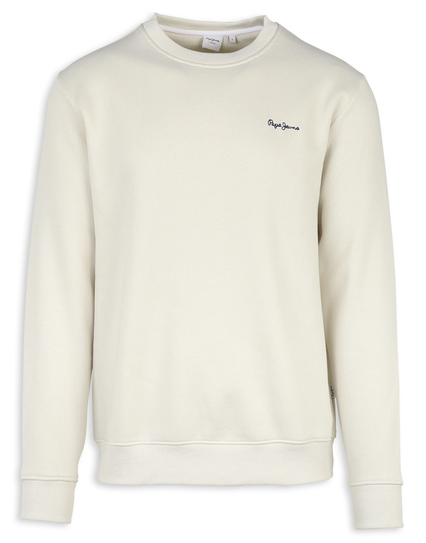 Cotton-mix round-neck sweatshirt PEPE JEANS Beige