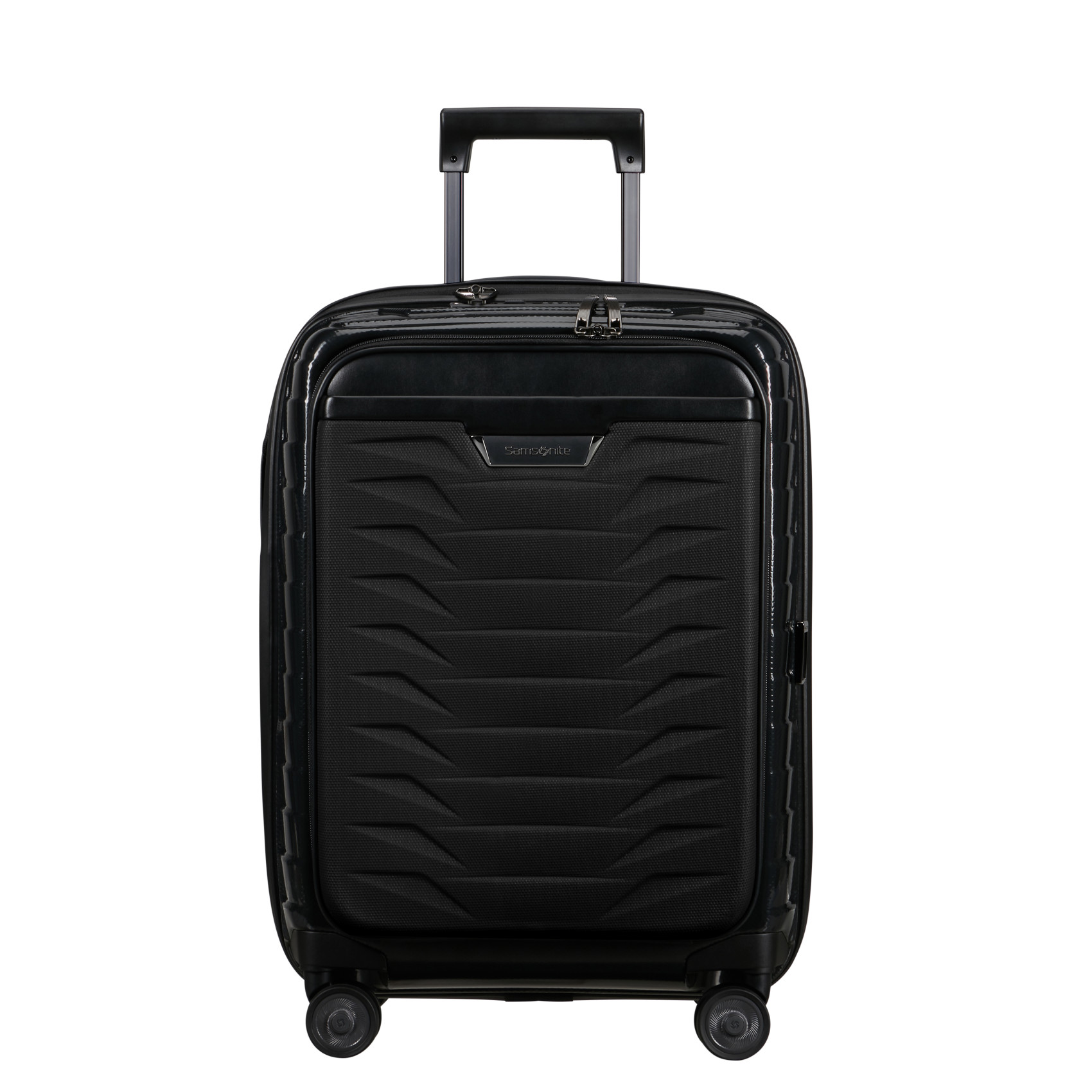 Proxis 4-wheel carry-on suitcase size S Black