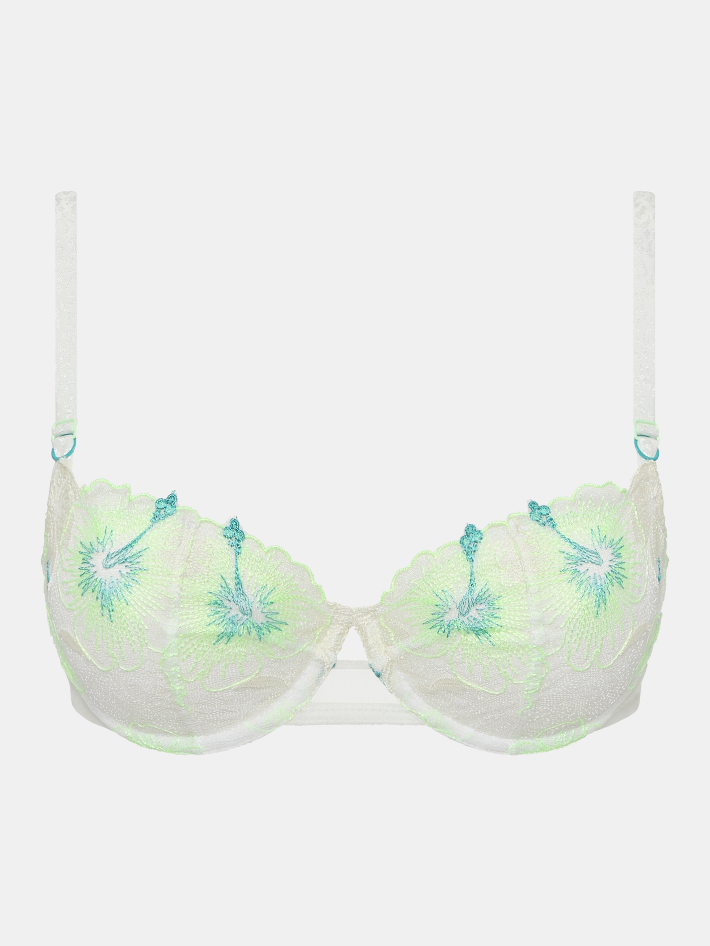 Balconette bra with embroidery CHANTELLE PULP Pink