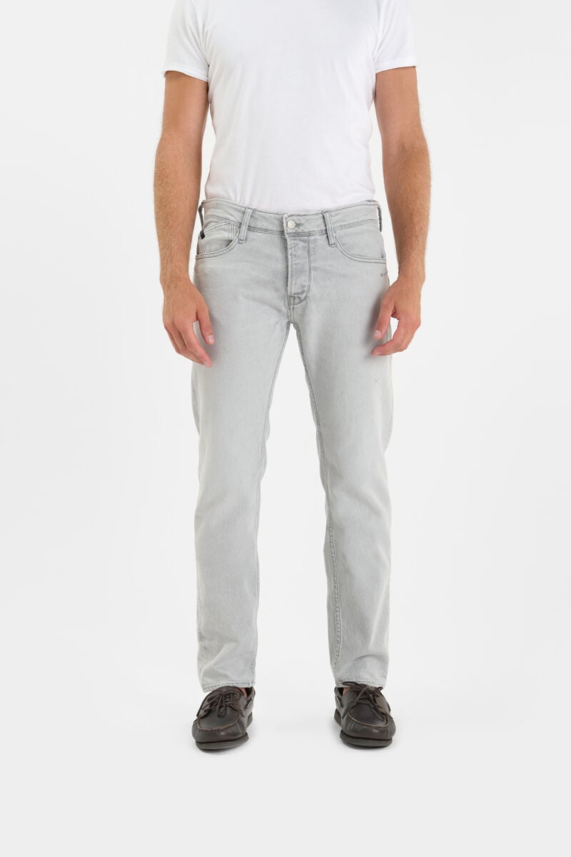 Slim stretch jeans, length 34 LE TEMPS DES CERISES Grey