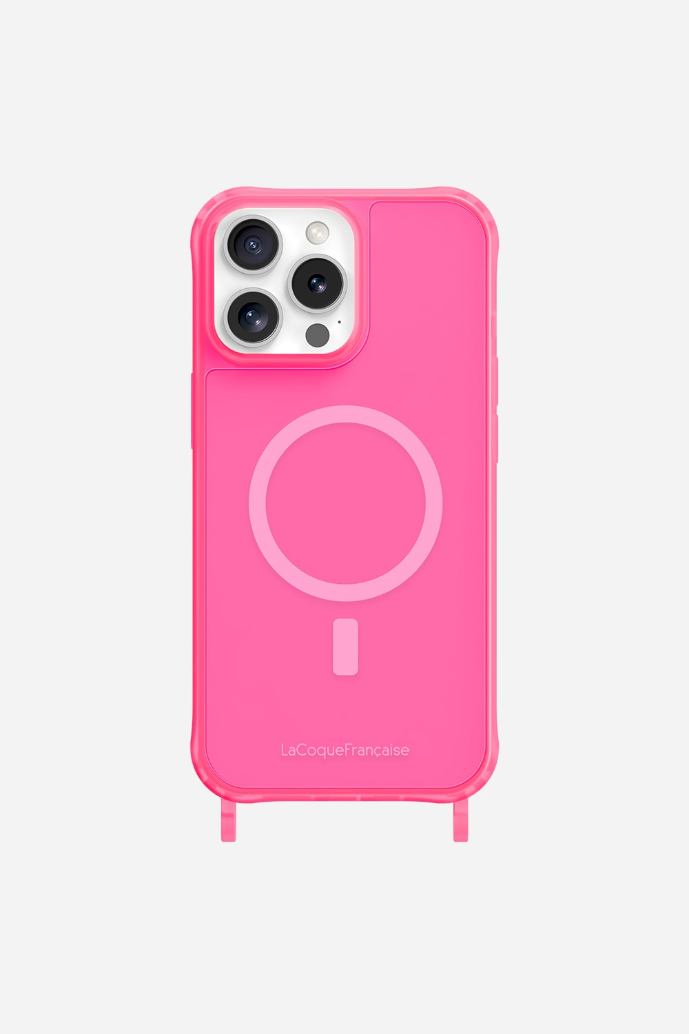 Coque de téléphone magsafe avec anneaux pour iphone 15 pro max LA COQUE FRANCAISE Rose