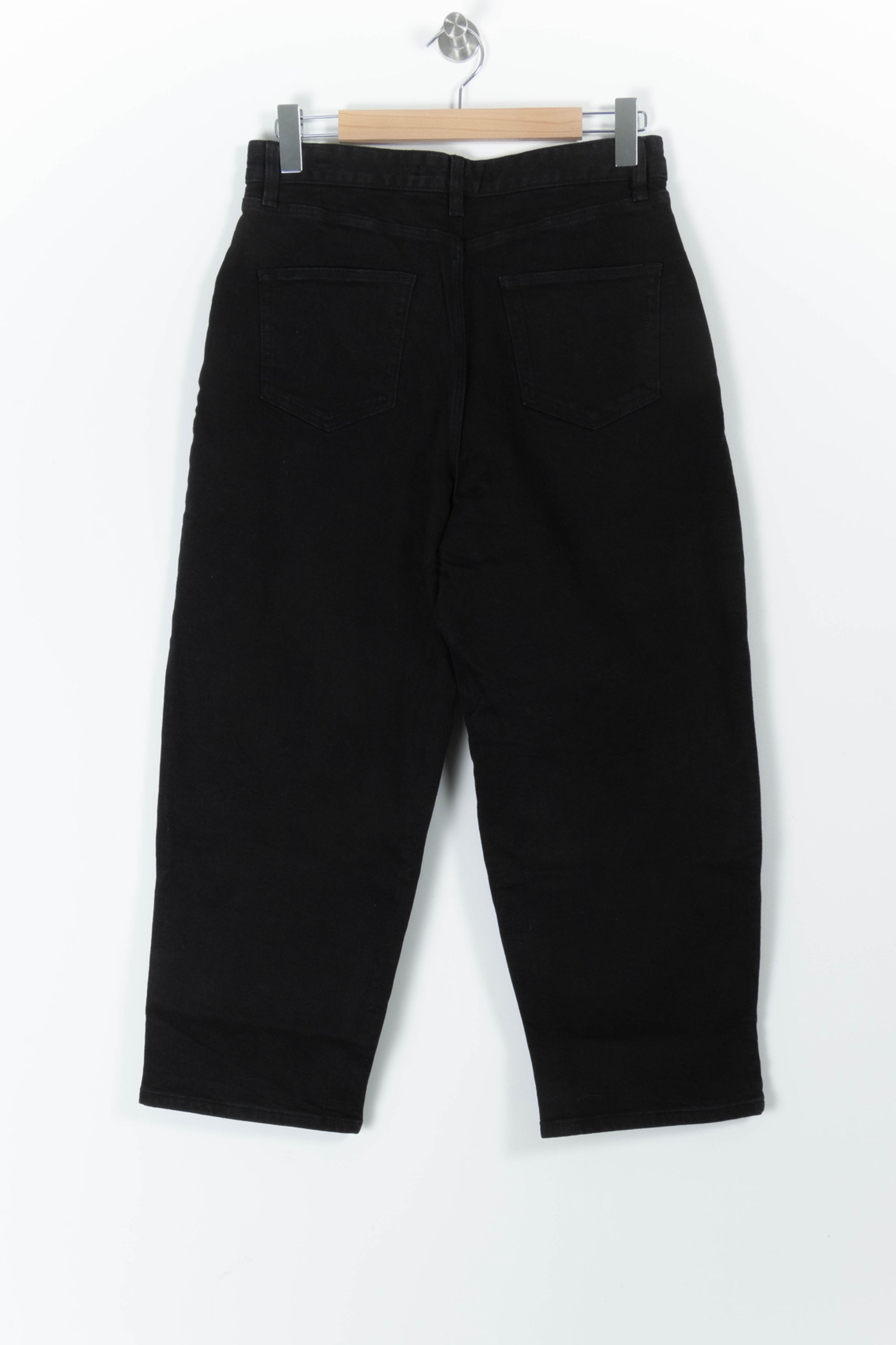 Cropped slim jeans with studs COMPTOIR DES COTONNIERS - Seconde main Black