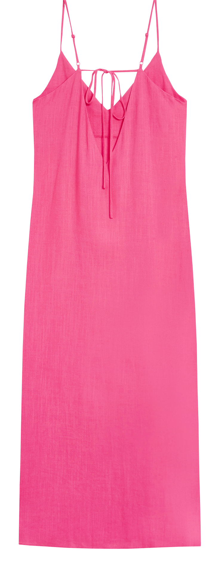 Lange jurk met V-hals GRACE ET MILA Roze