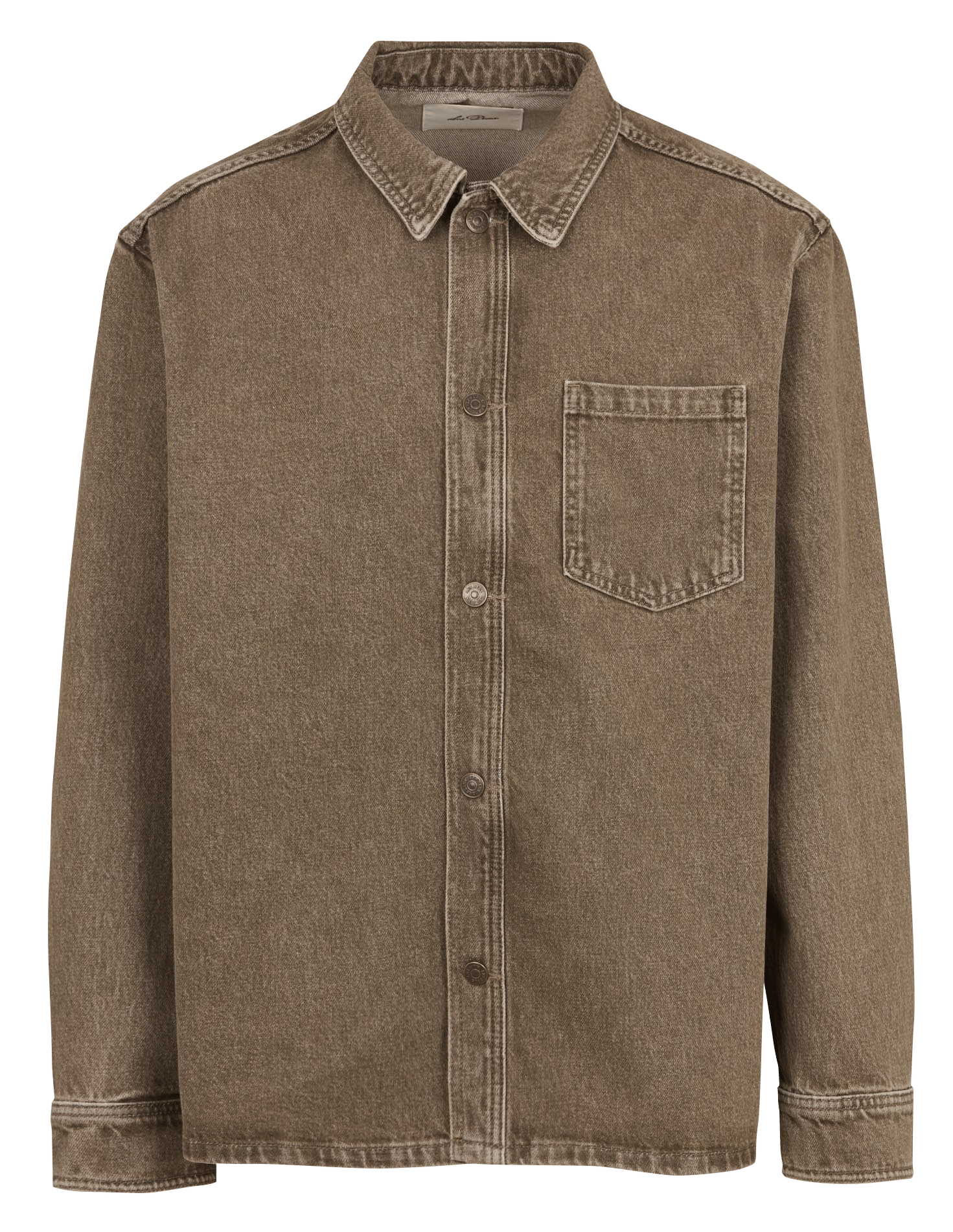 Veste en jean col classique LES DEUX Marron