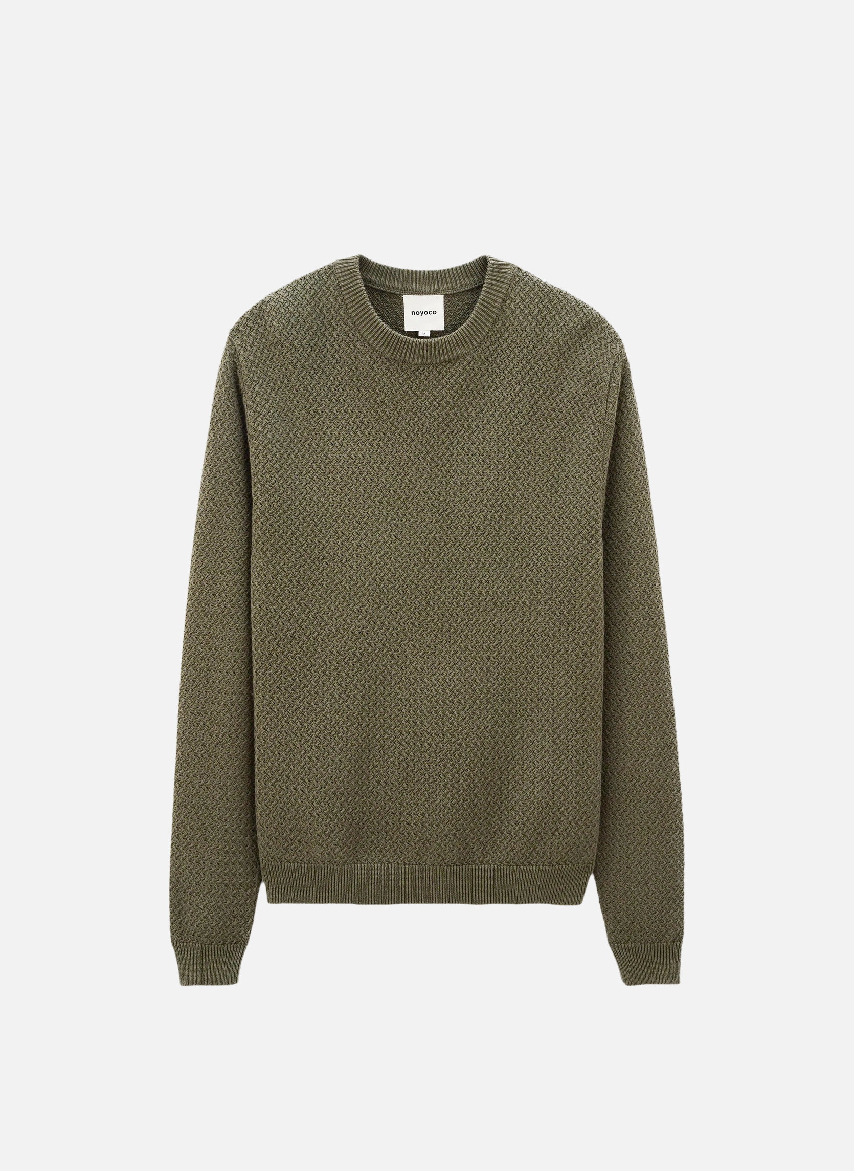 Long-sleeved polo in khaki ROMA Noyoco Green
