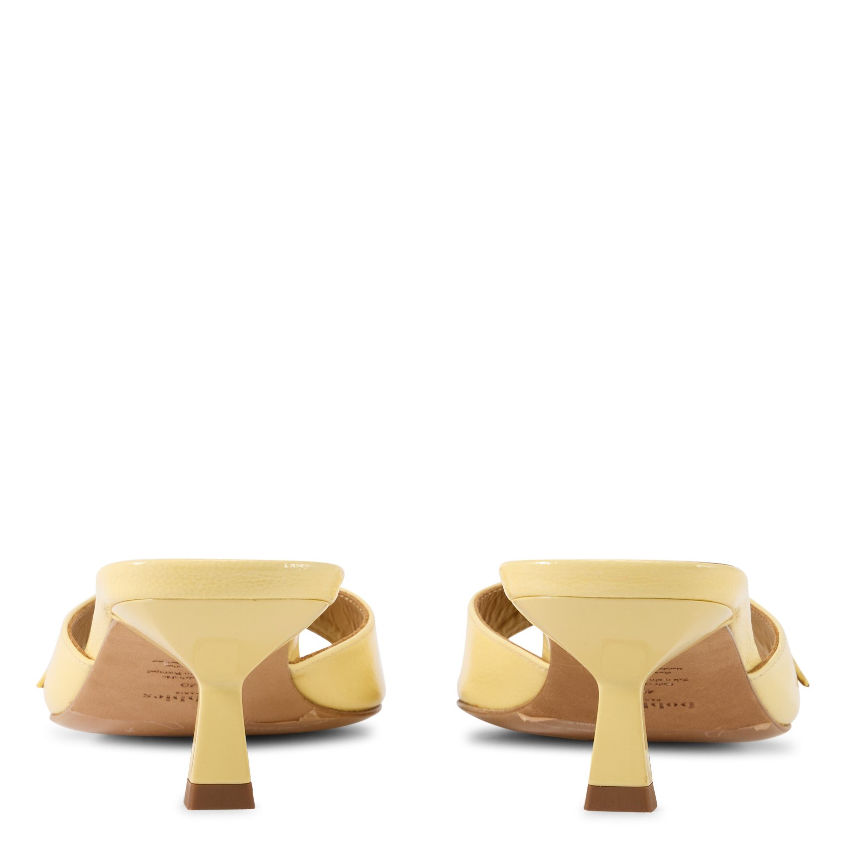 Leder-Mules BOBBIES Gelb