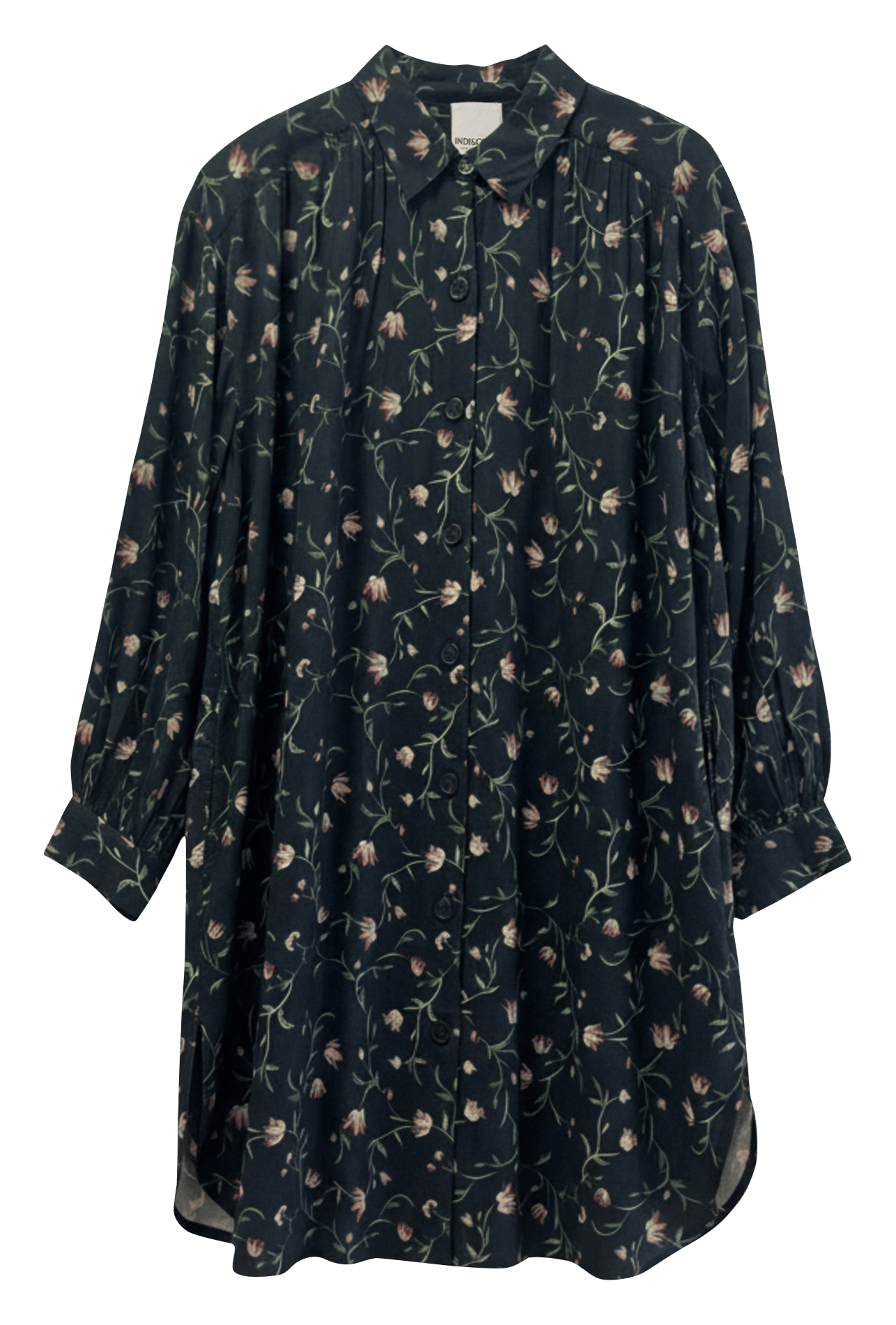 Weites Kurzkleid INDI & COLD Blau