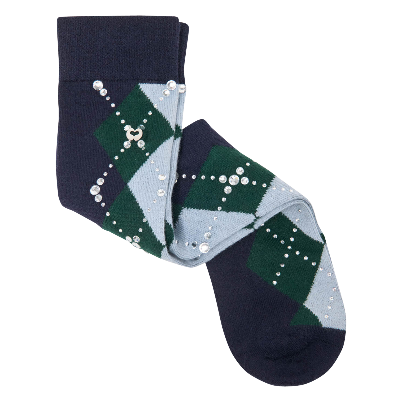Chaussettes hautes à motifs MAJE Bleu