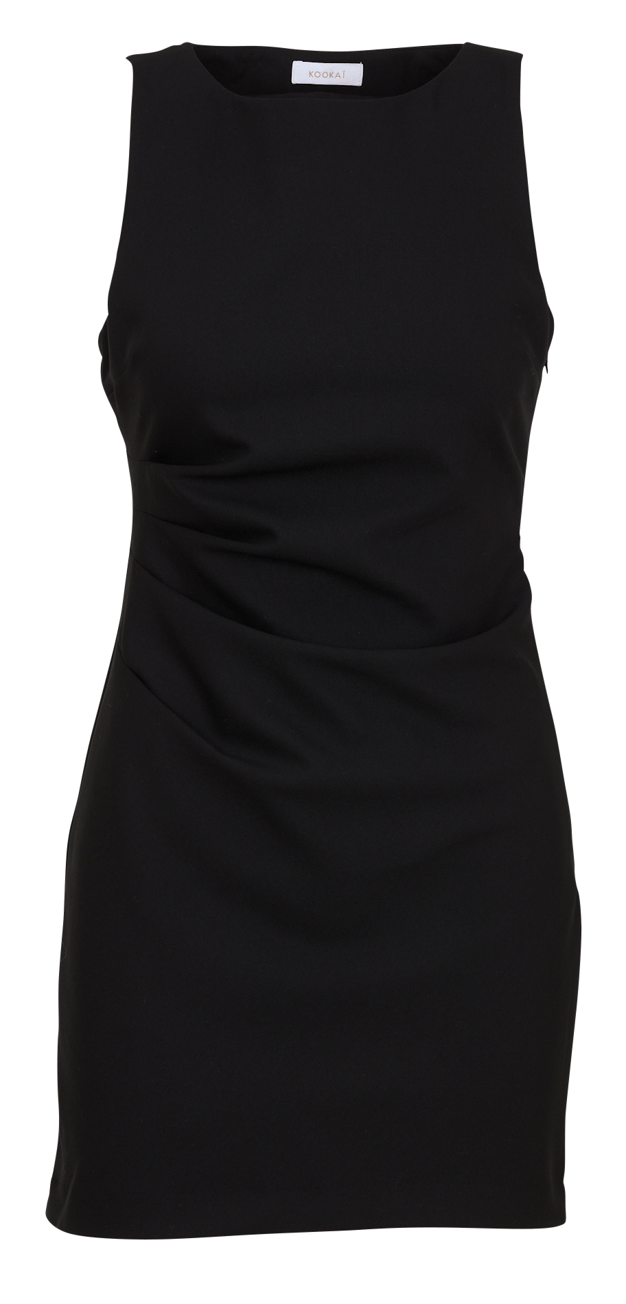Fitted short dress with draped detail KOOKAI Black