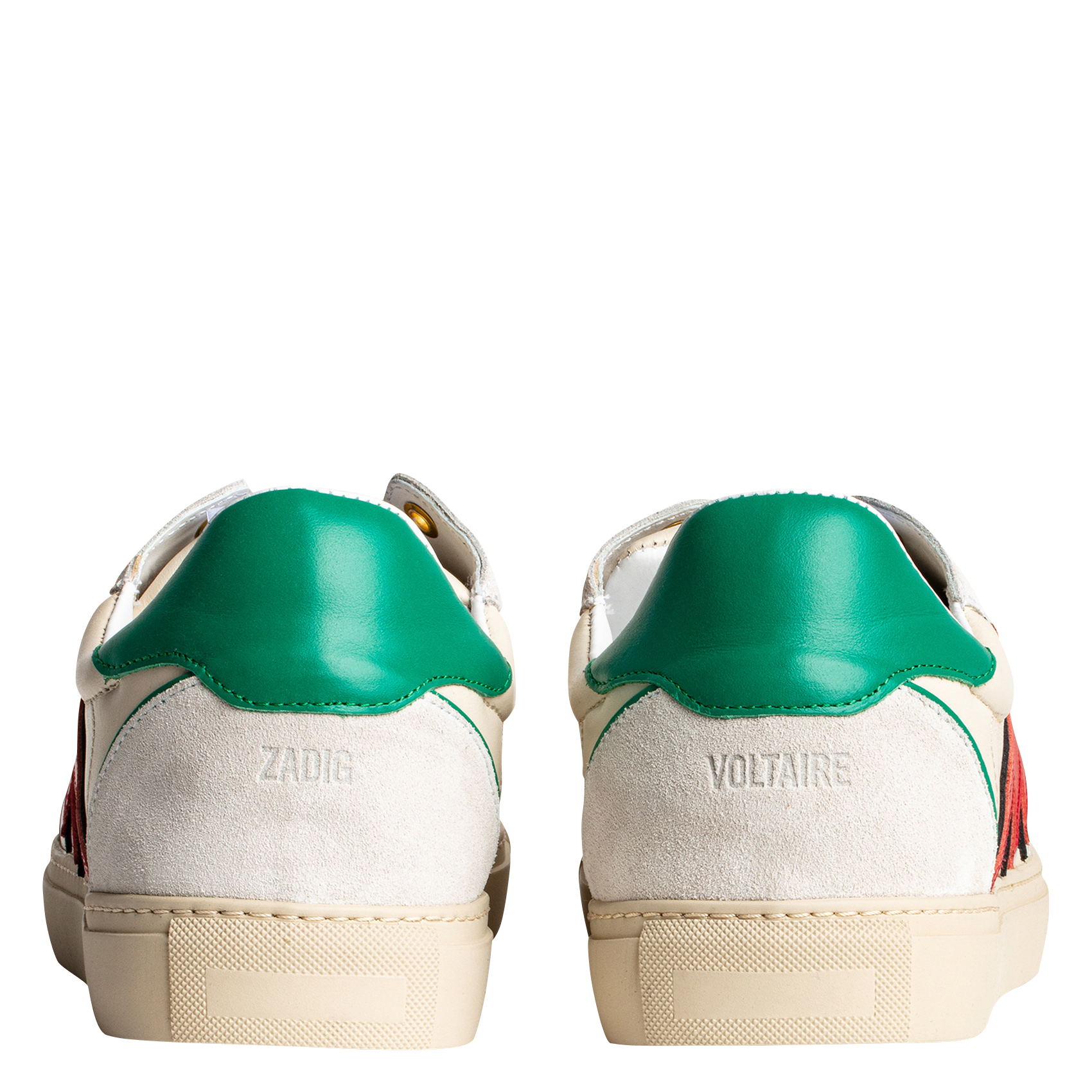 Baskets basses en cuir ZADIG&VOLTAIRE Blanc