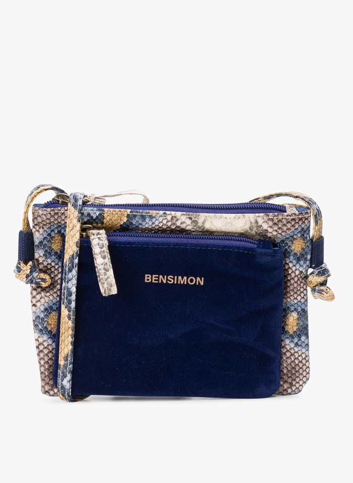 Petit Sac Bandouli re Effet Python Orion Bensimon Femme Place