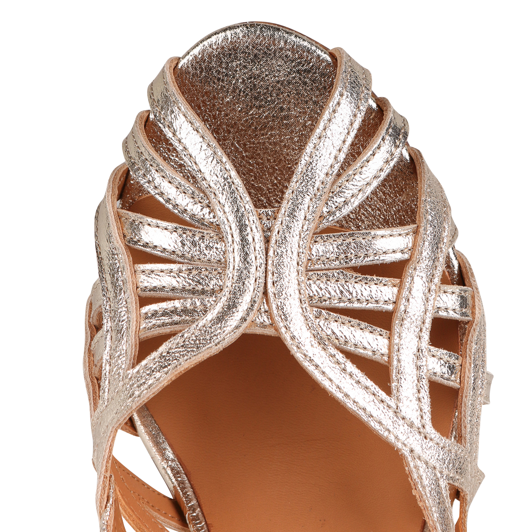 Leather pumps MAISON TOUFET Golden